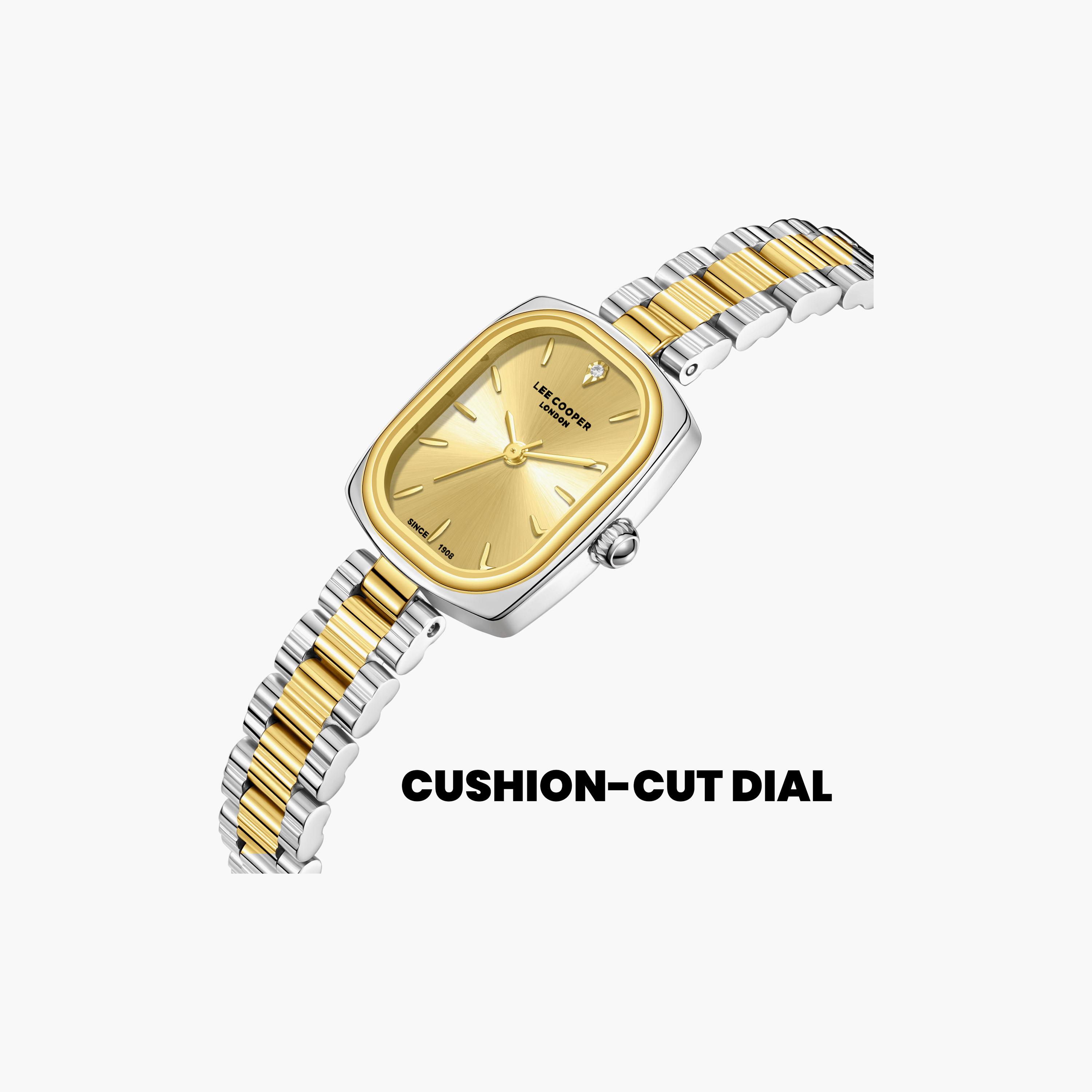 Lee Cooper Women's 32 MM Analog Gold Dial Metal Strap | LC08347-210-women-watchesandjewellery-watches-image-6
