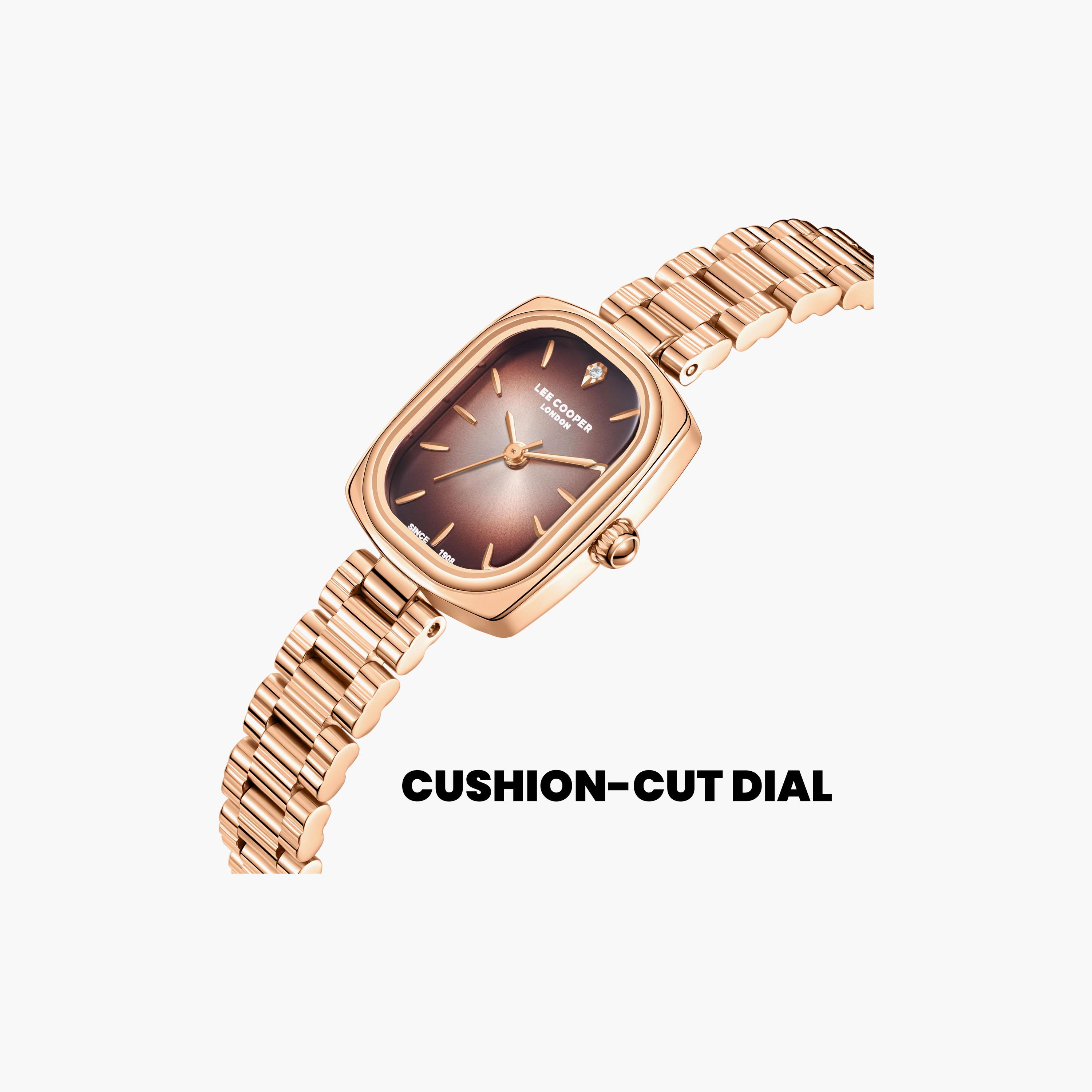 Lee Cooper Women's 32 MM Analog Brown Dial Metal Strap | LC08347-440-women-watchesandjewellery-watches-image-6