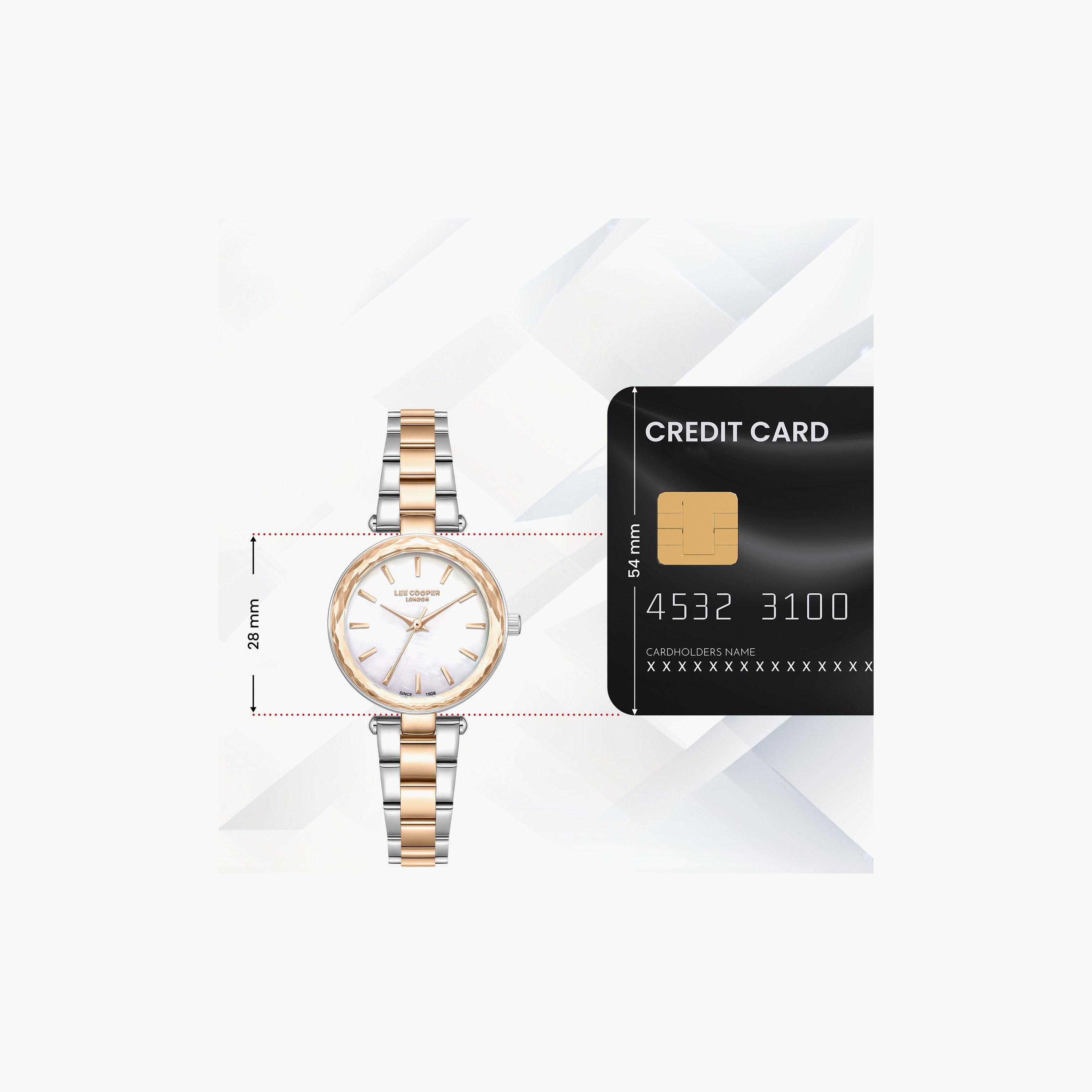Lee Cooper Women's 28 MM Analog White Dial Metal Strap | LC08365-520-women-watchesandjewellery-watches-image-10
