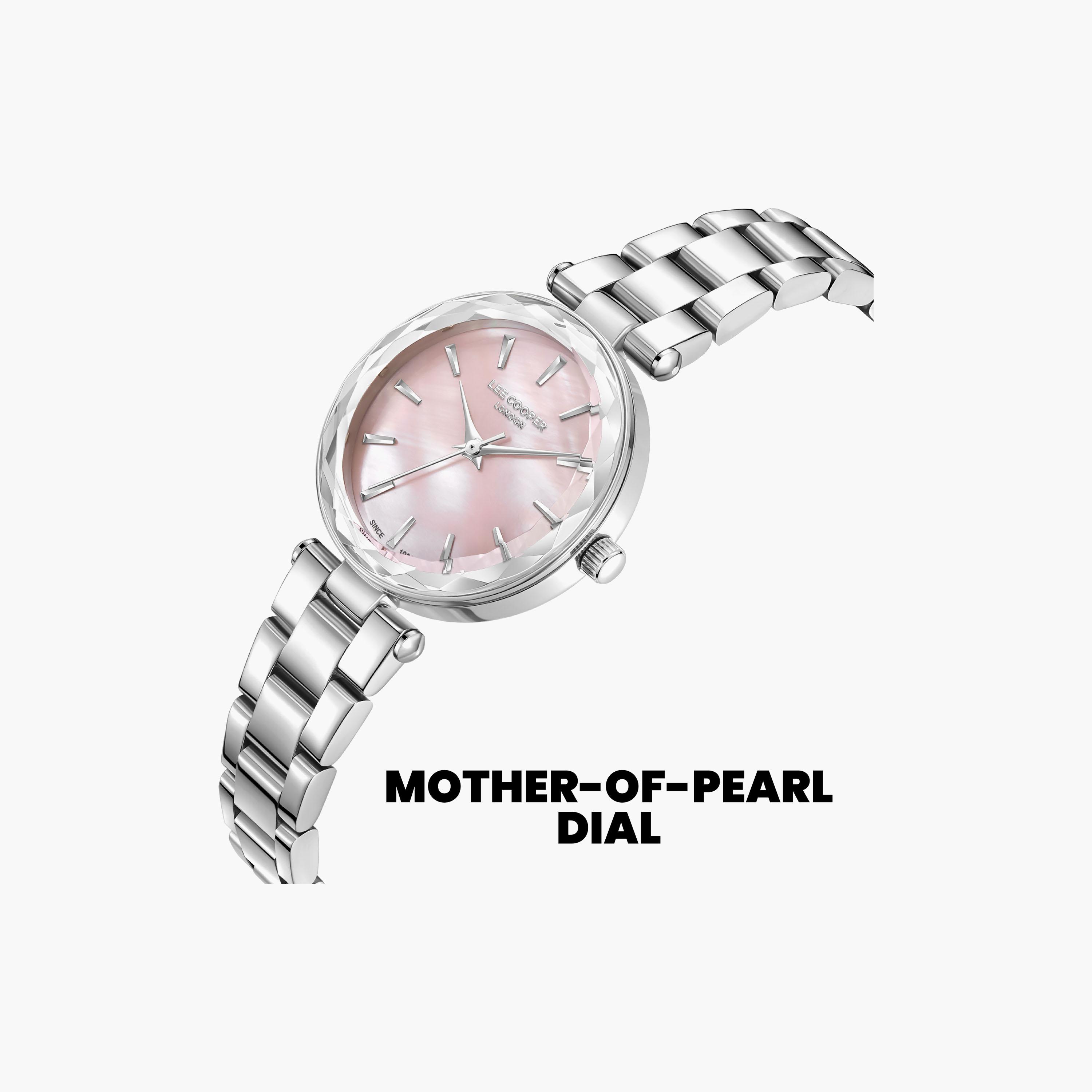 Lee Cooper Women's 28 MM Analog Purple Dial Metal Strap | LC08365-380-women-watchesandjewellery-watches-image-6