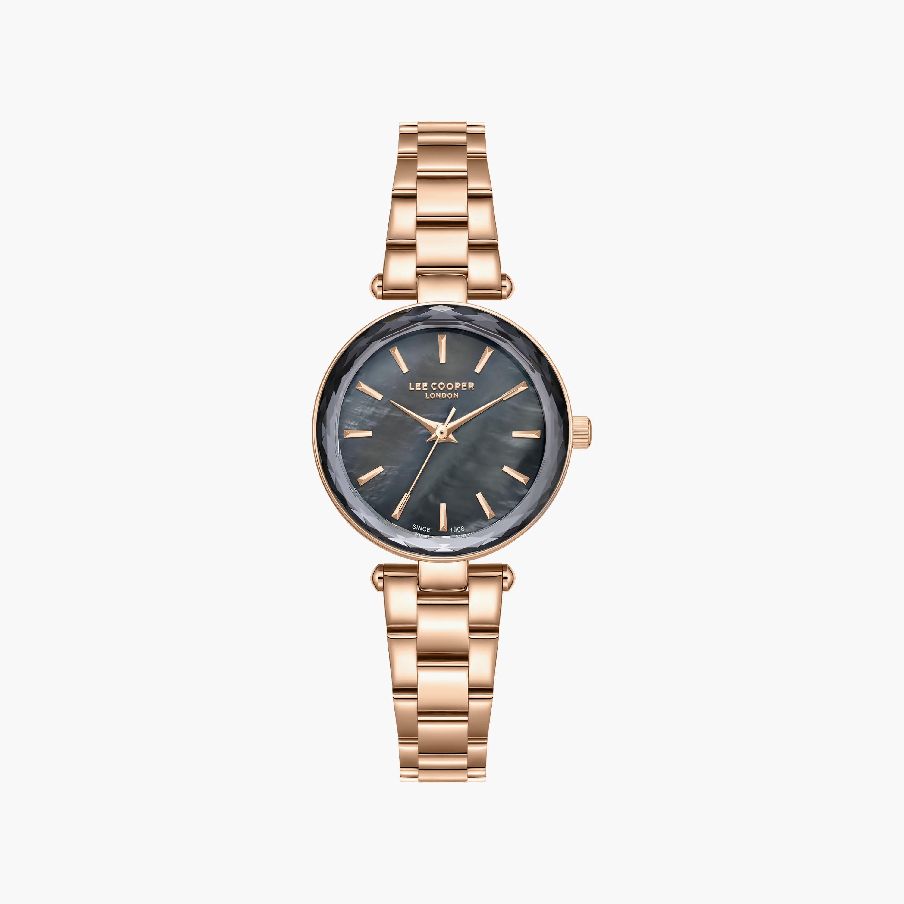 Lee Cooper Women's 28 MM Analog Grey Dial Metal Strap | LC08365-460-women-watchesandjewellery-watches-image-1