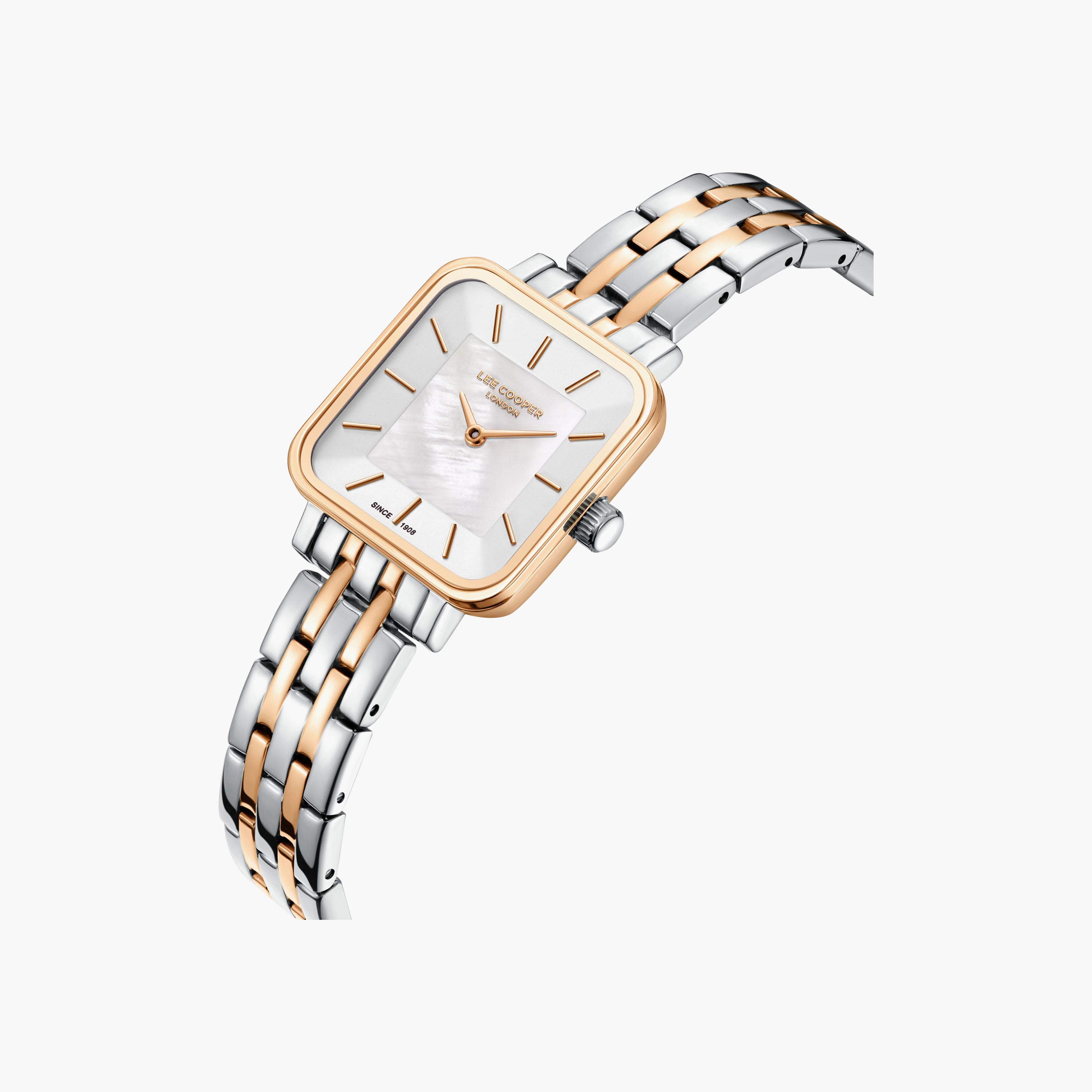 Lee Cooper Women's 32 MM Analog White Dial Metal Strap | LC08380-530-women-watchesandjewellery-watches-image-3