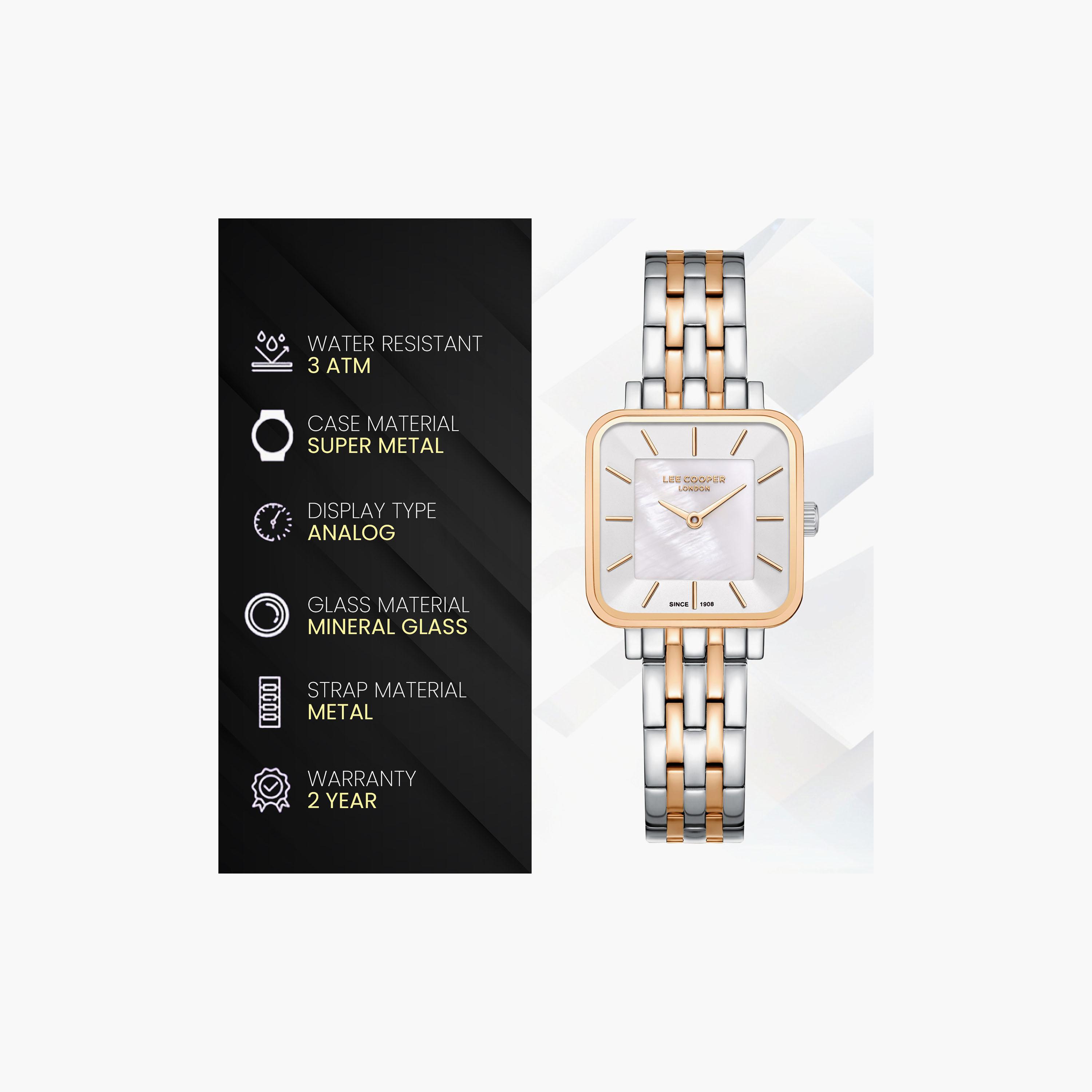 Lee Cooper Women's 32 MM Analog White Dial Metal Strap | LC08380-530-women-watchesandjewellery-watches-image-9