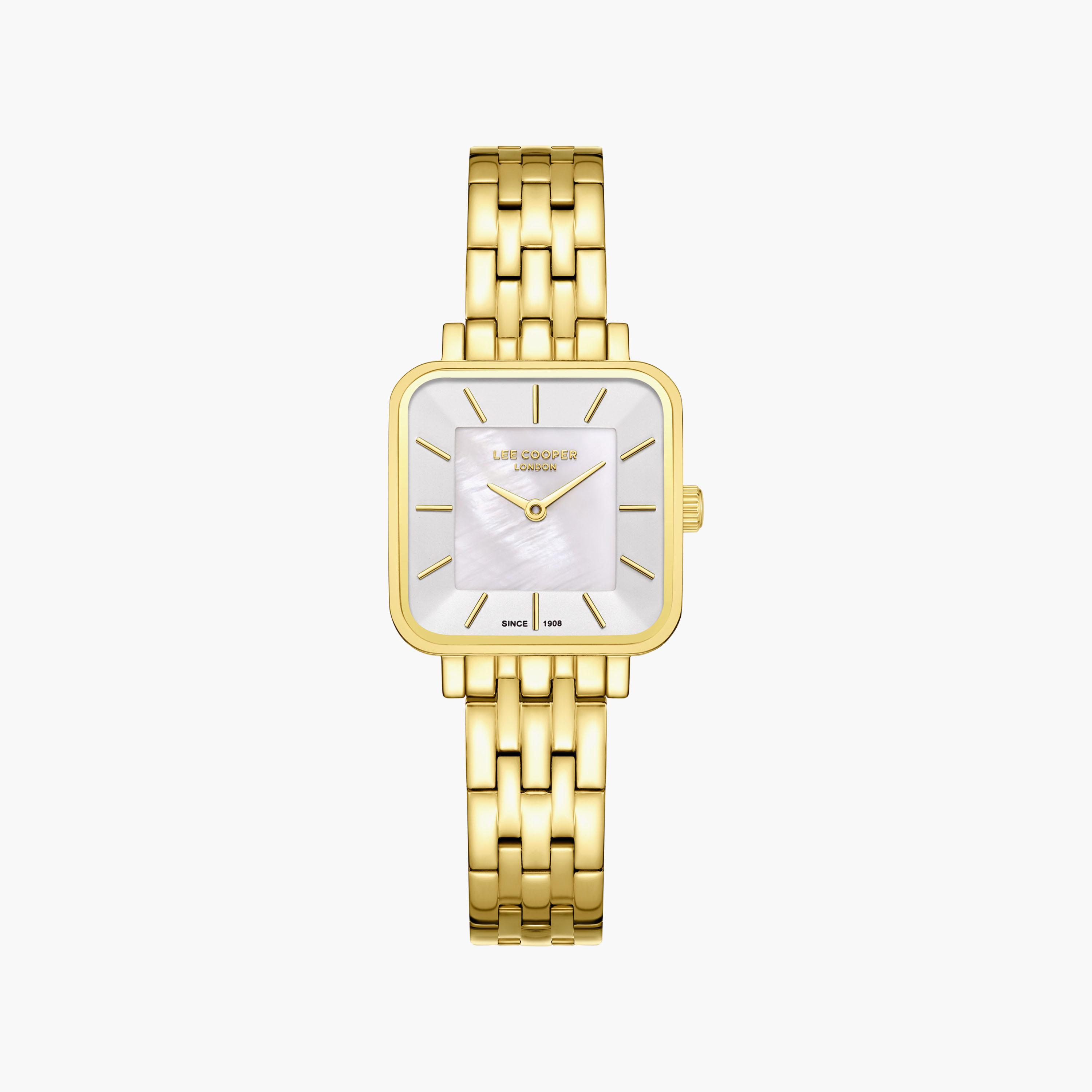 Lee Cooper Women's 32 MM Analog White Dial Metal Strap | LC08380-130-women-watchesandjewellery-watches-image-1
