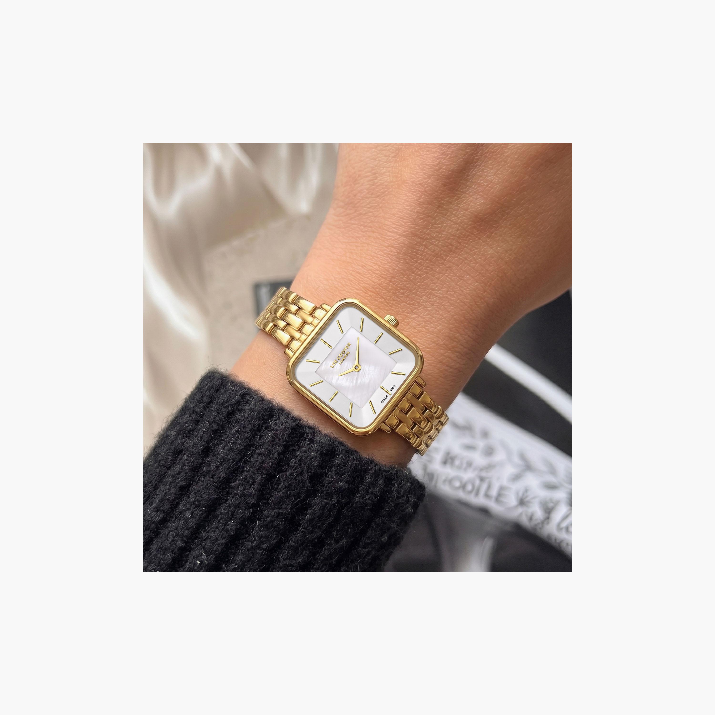 Lee Cooper Women's 32 MM Analog White Dial Metal Strap | LC08380-130-women-watchesandjewellery-watches-image-7