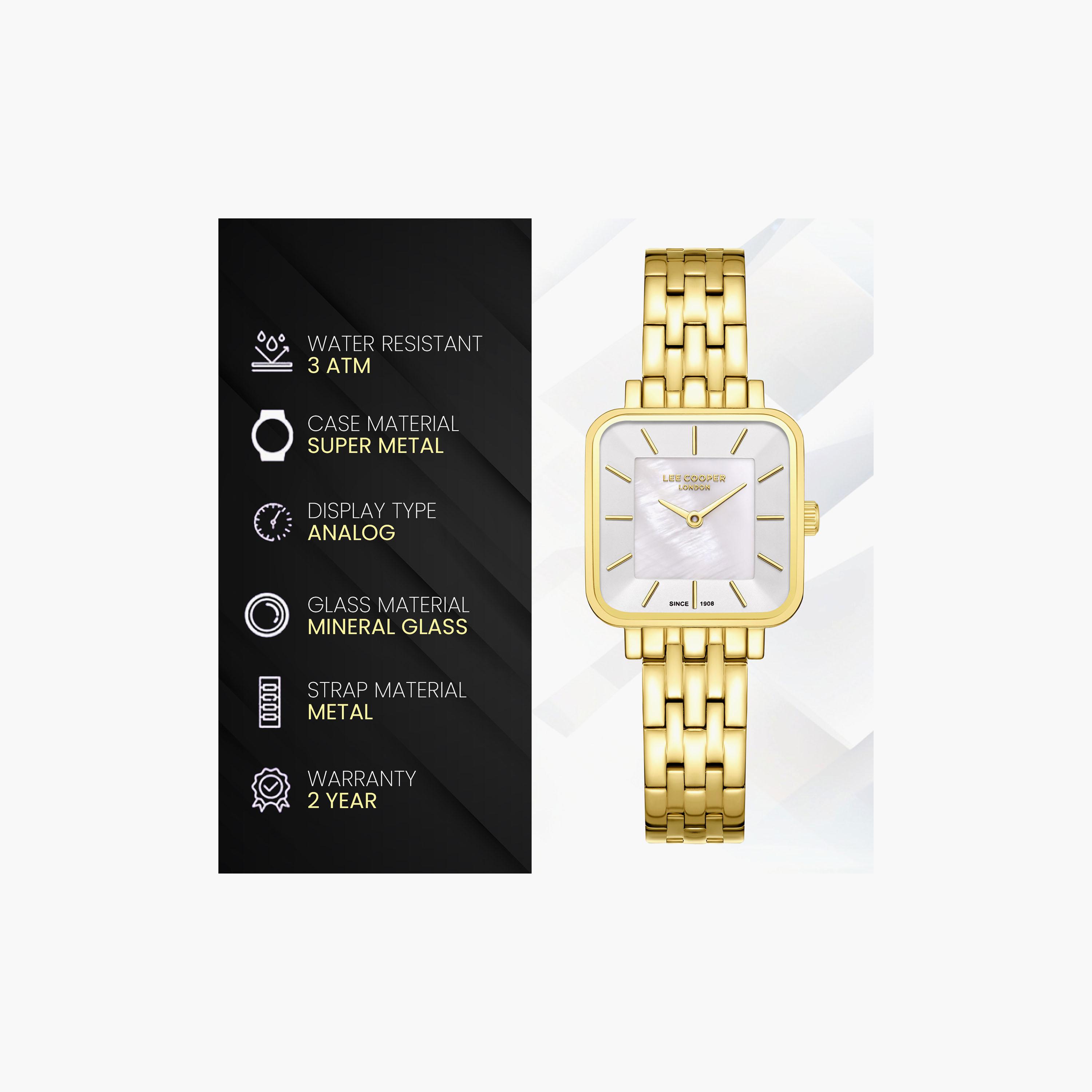 Lee Cooper Women's 32 MM Analog White Dial Metal Strap | LC08380-130-women-watchesandjewellery-watches-image-9
