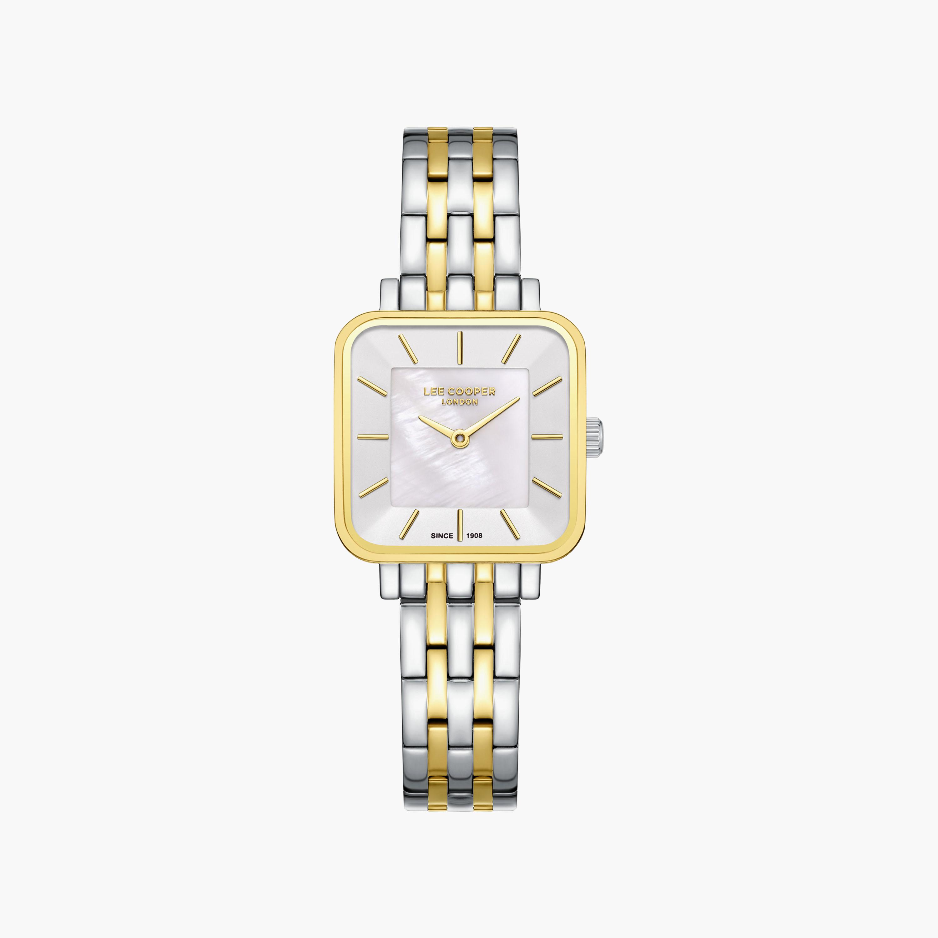 Lee Cooper Women's 32 MM Analog White Dial Metal Strap | LC08380-230-women-watchesandjewellery-watches-image-1