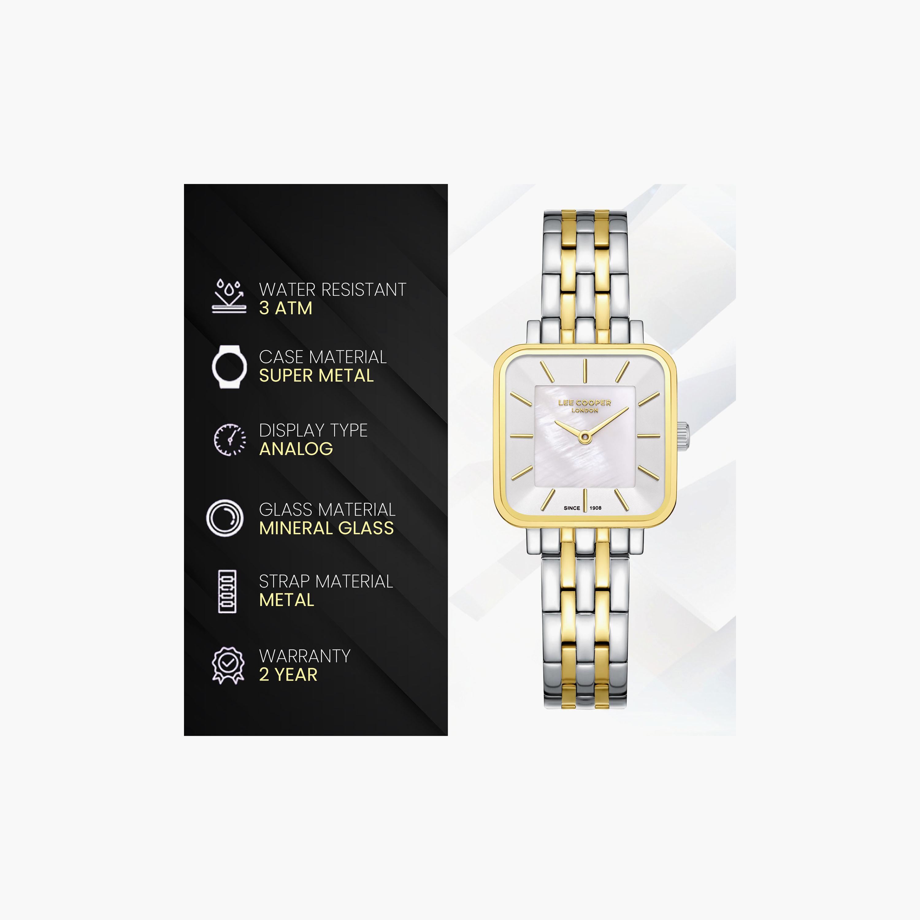 Lee Cooper Women's 32 MM Analog White Dial Metal Strap | LC08380-230-women-watchesandjewellery-watches-image-10