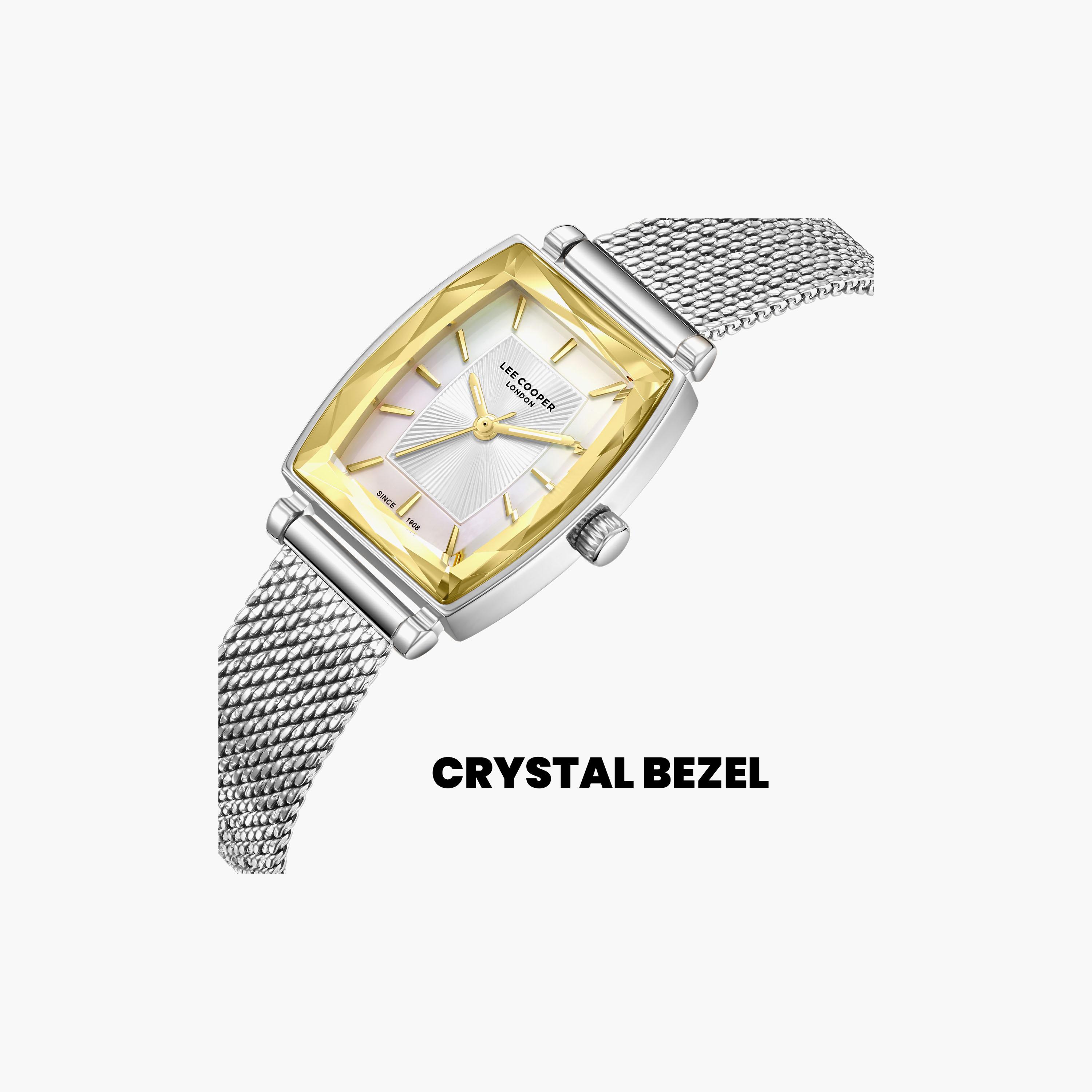 Lee Cooper Women's 33 MM Analog White Dial Mesh Strap | LC08404-220-women-watchesandjewellery-watches-image-6