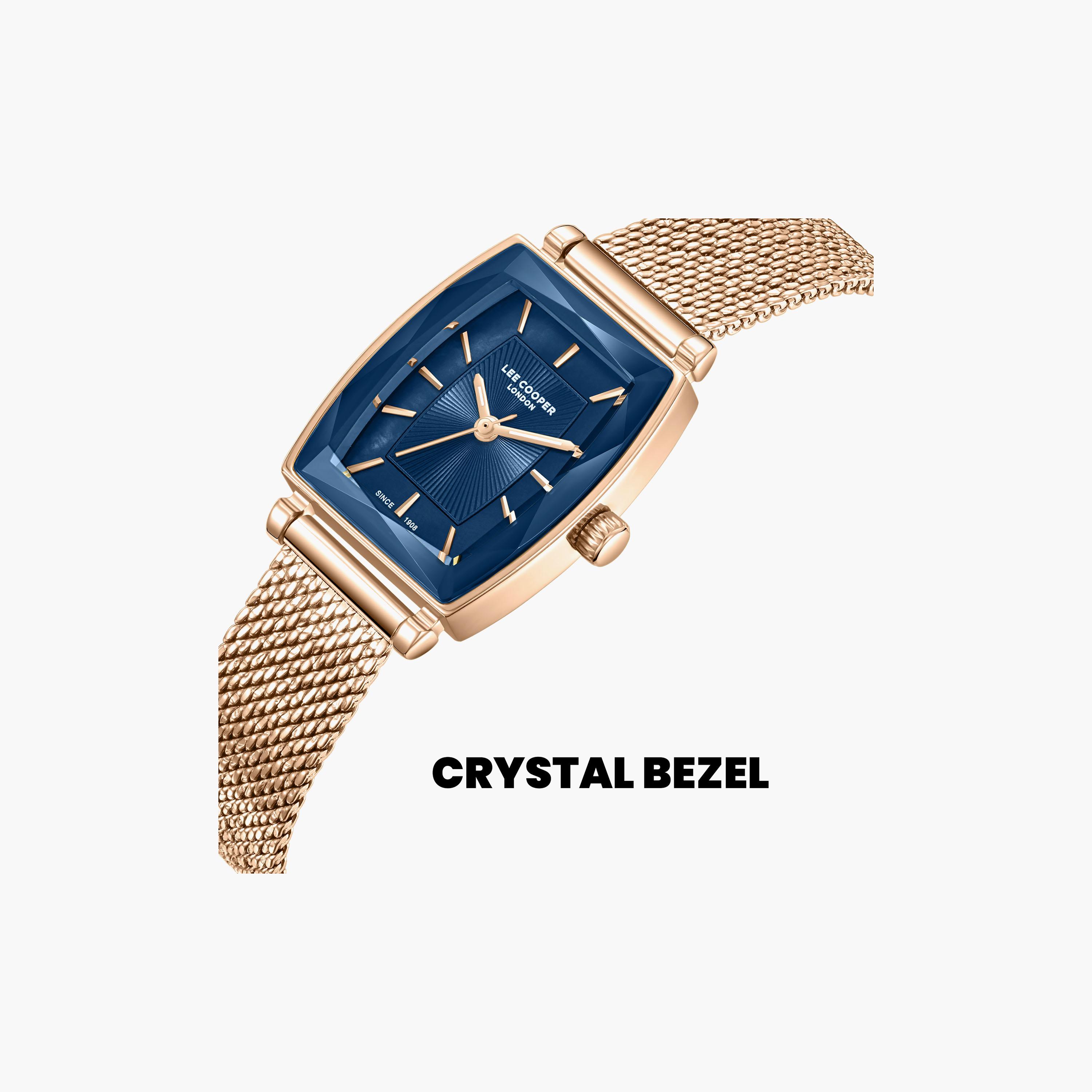 Lee Cooper Women's 33 MM Analog Blue Dial Mesh Strap | LC08404-490-women-watchesandjewellery-watches-image-6