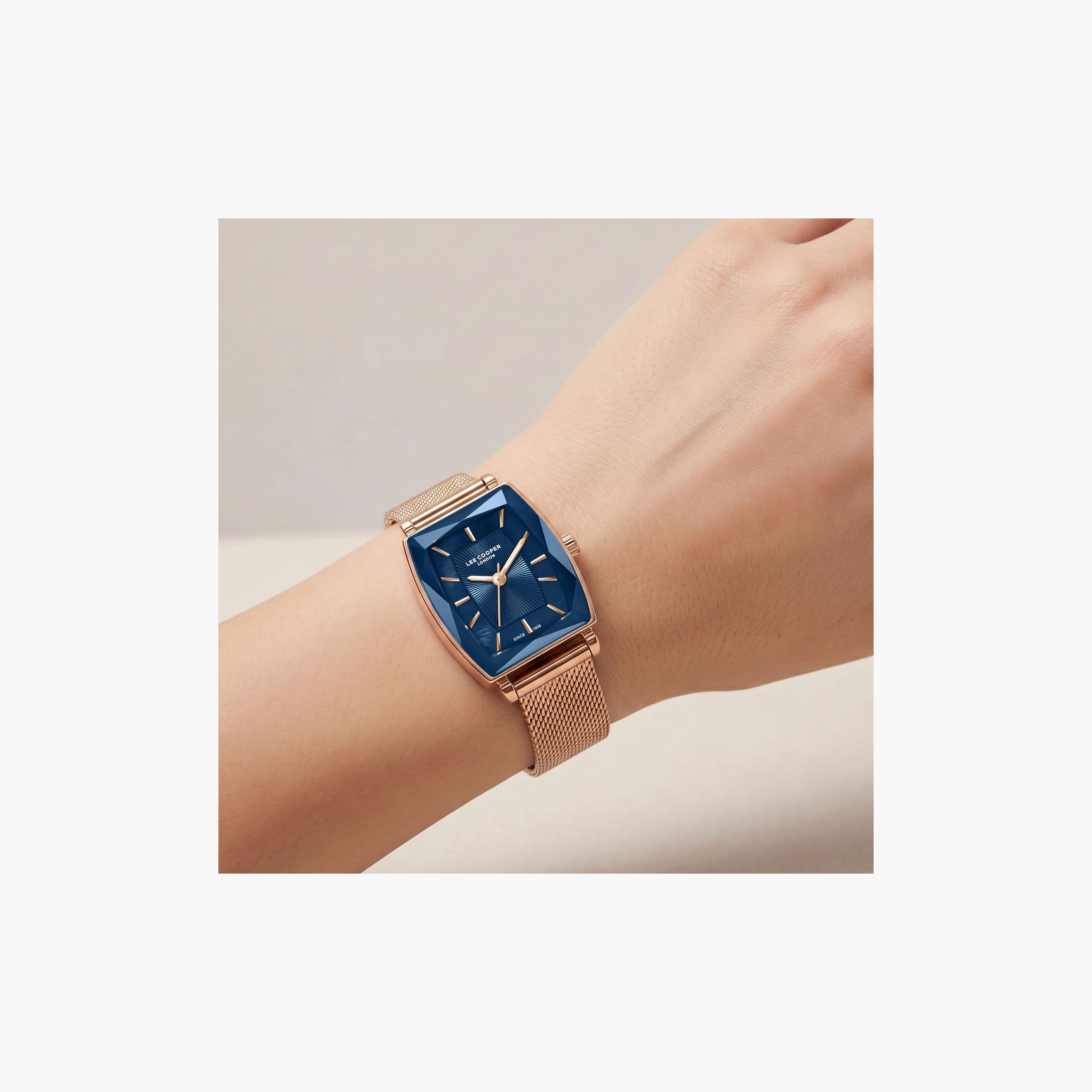 Lee Cooper Women's 33 MM Analog Blue Dial Mesh Strap | LC08404-490-women-watchesandjewellery-watches-image-7