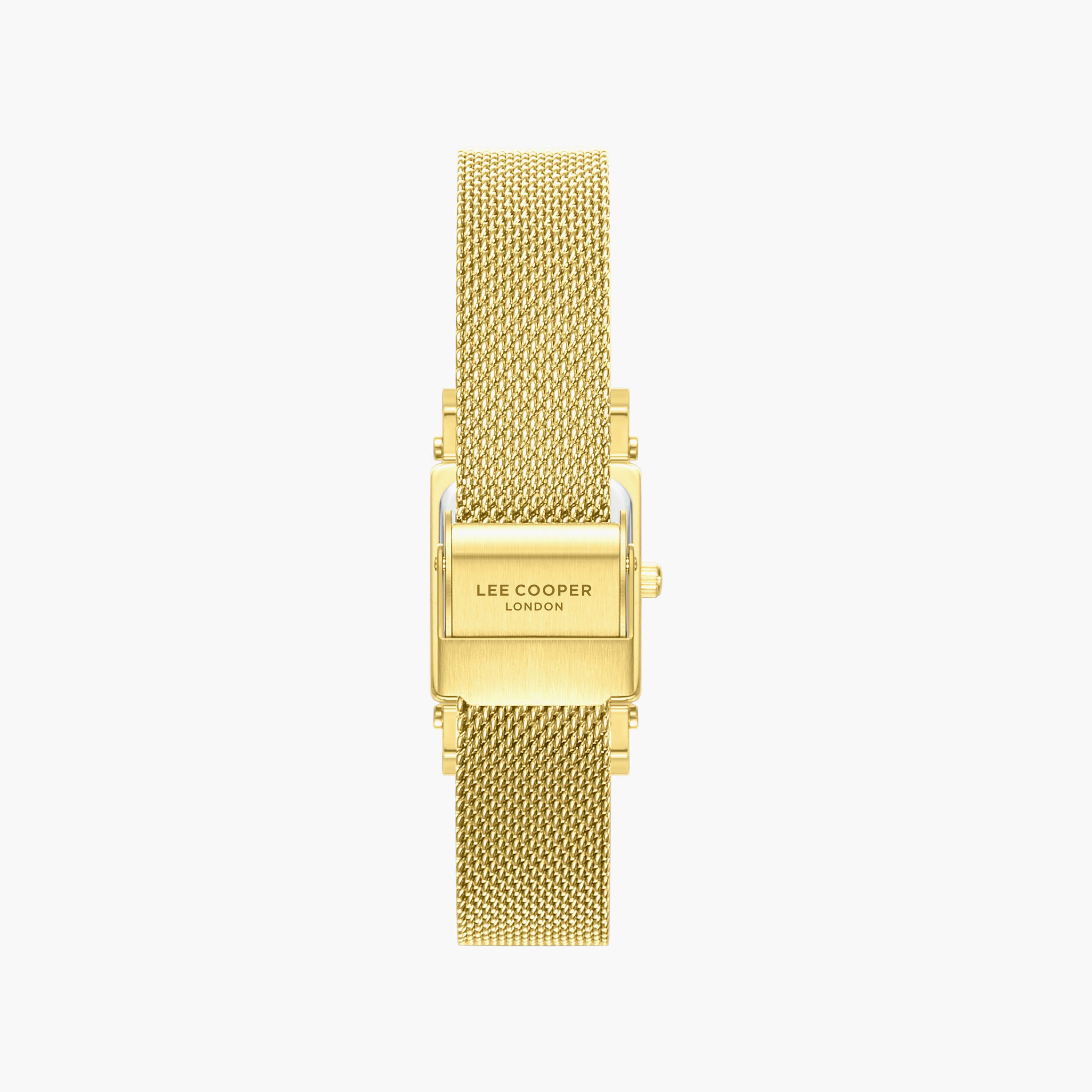 Lee Cooper Women's 30 MM Analog Green Dial Mesh Strap | LC08386-170-women-watchesandjewellery-watches-image-5