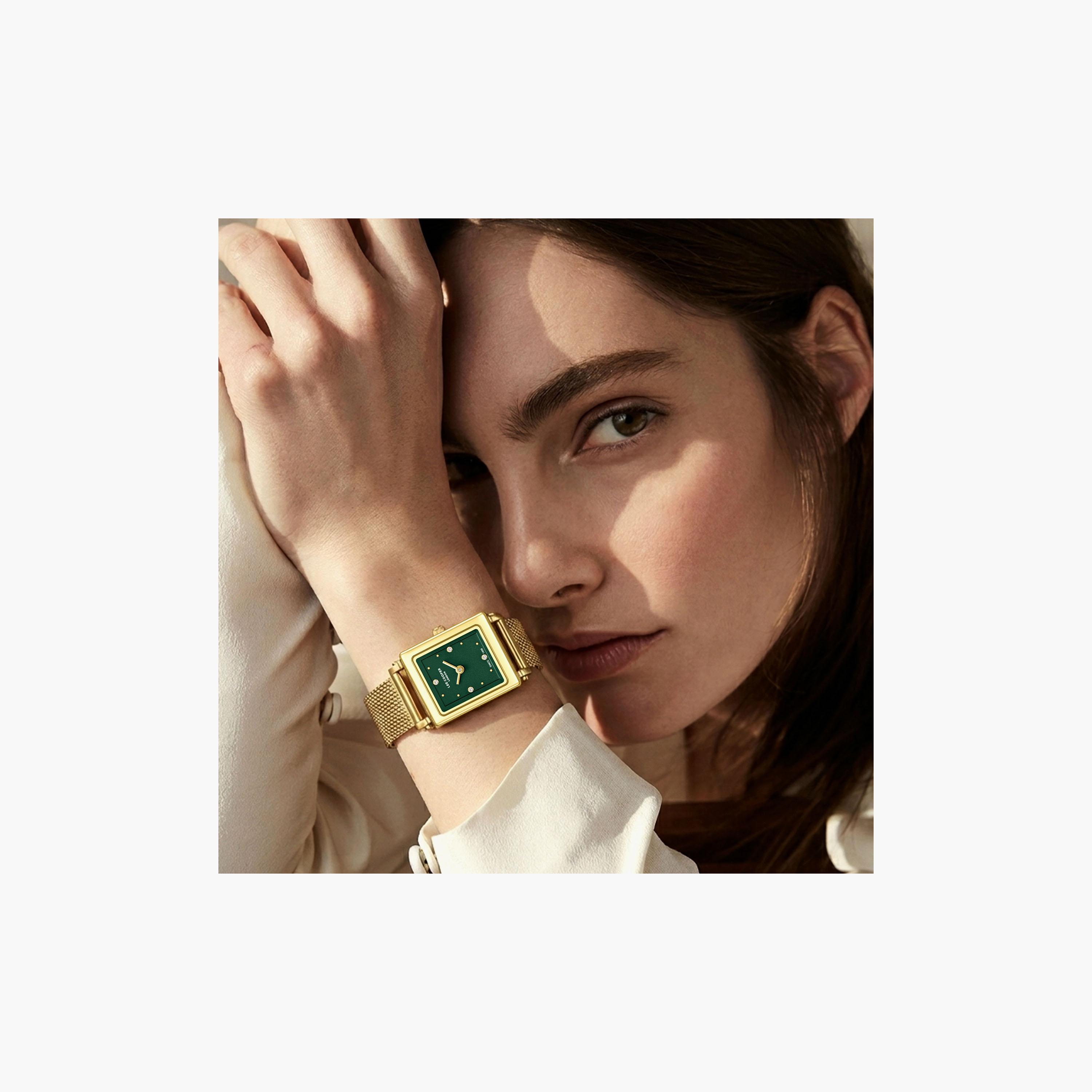 Lee Cooper Women's 30 MM Analog Green Dial Mesh Strap | LC08386-170-women-watchesandjewellery-watches-image-7