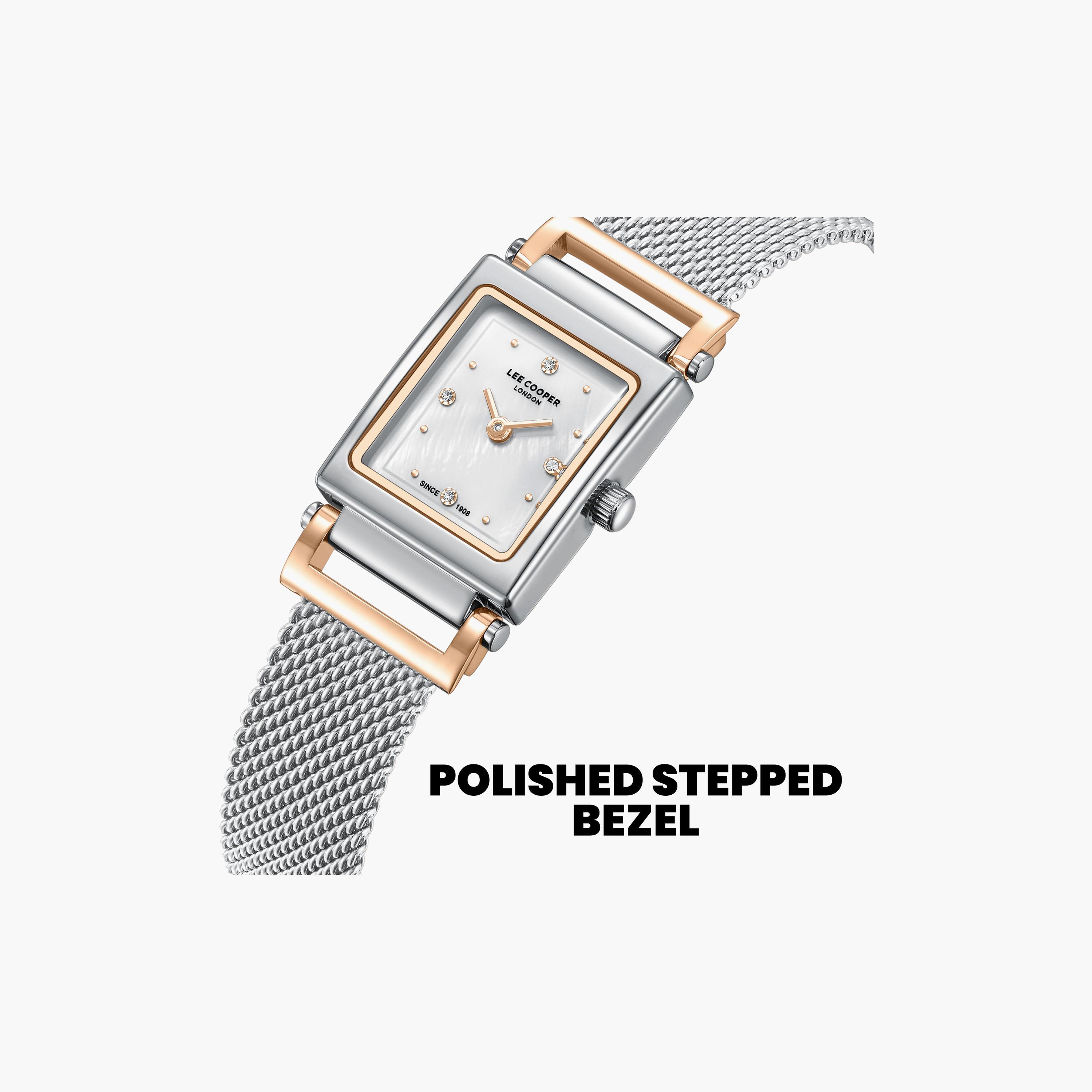 Lee Cooper Women's 30 MM Analog White Dial Mesh Strap | LC08386-520-women-watchesandjewellery-watches-image-6