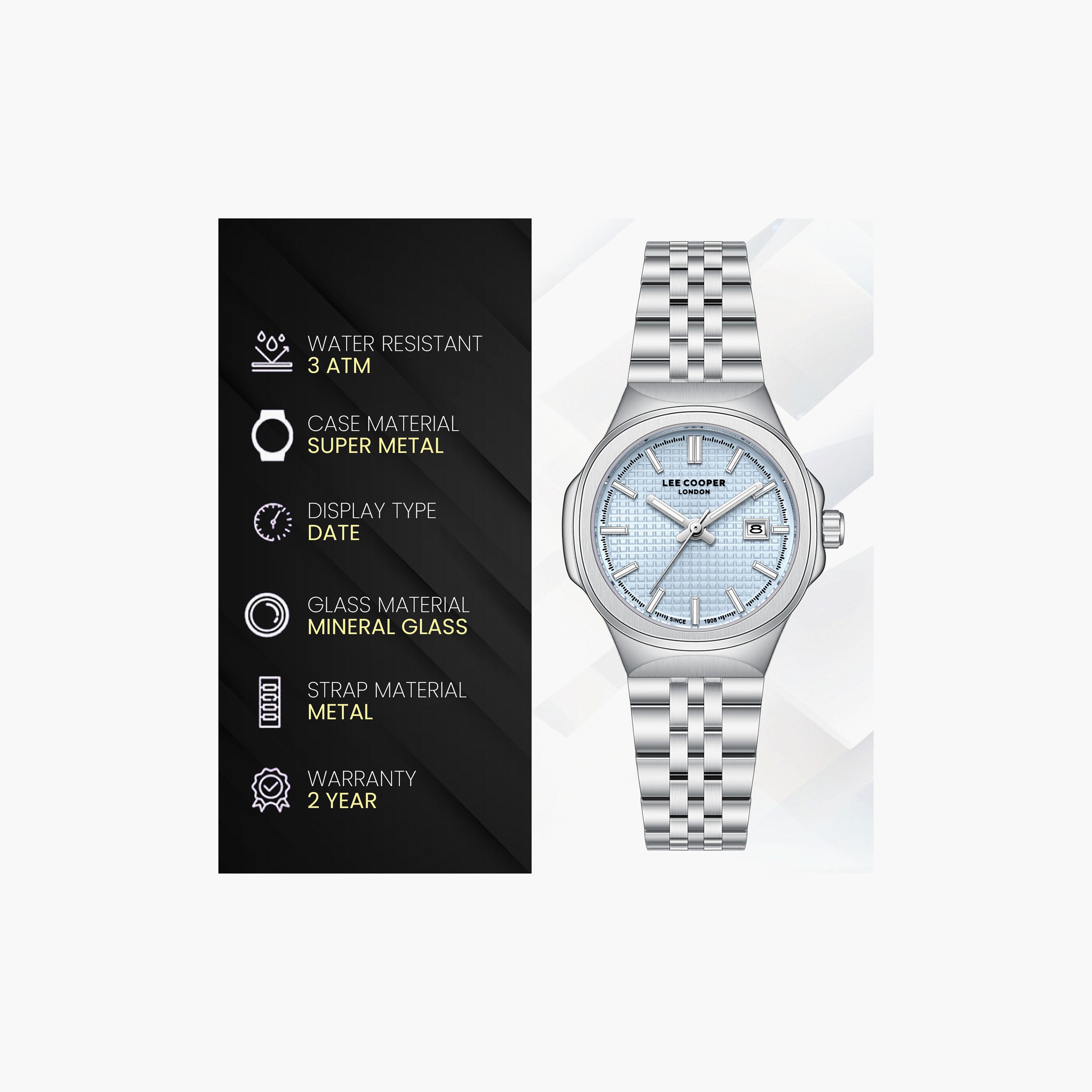 Lee Cooper Women's 30 MM Analog Silver Dial Metal Strap | LC08394-300-women-watchesandjewellery-watches-image-9