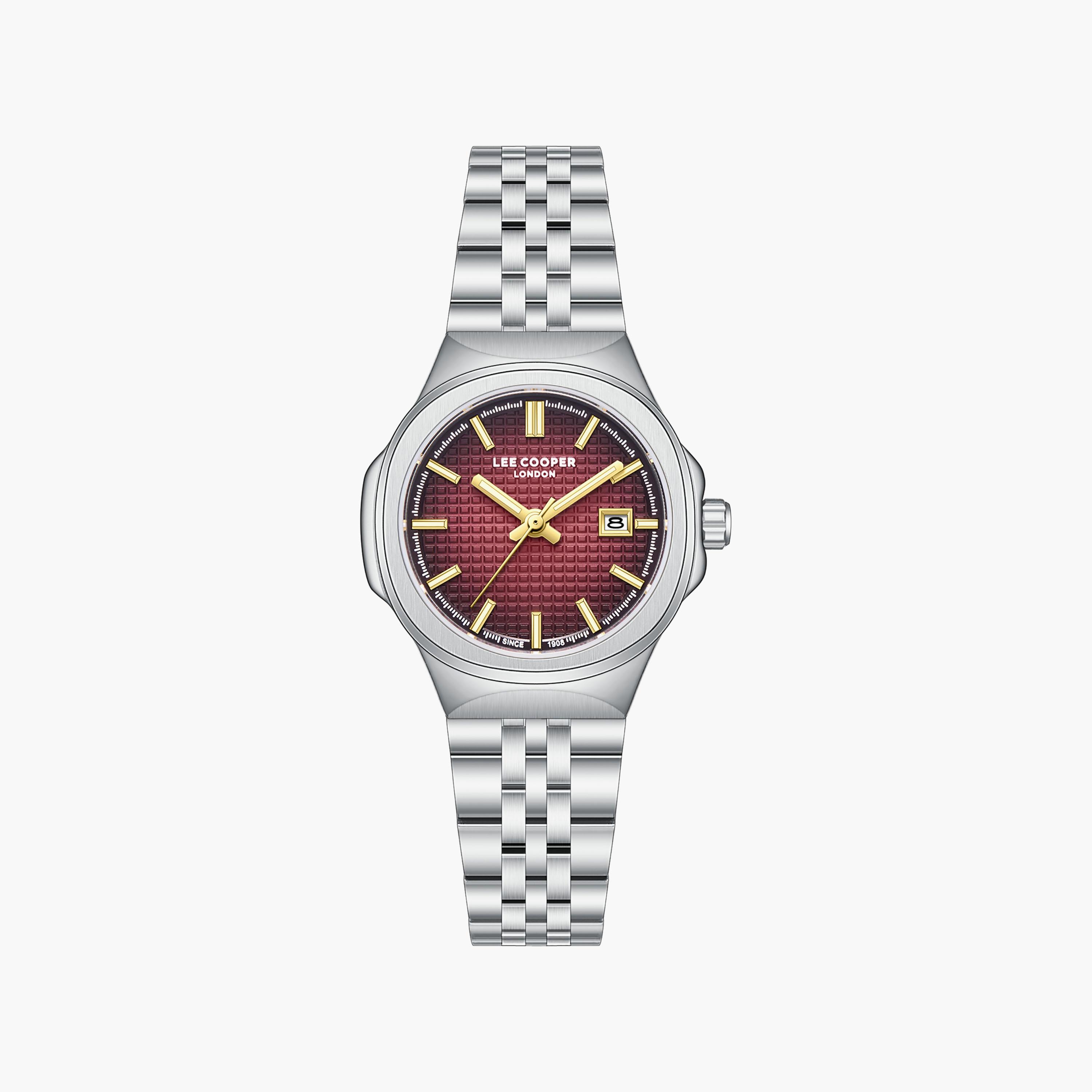 Lee Cooper Women's 30 MM Analog Silver Dial Metal Strap | LC08394-380-women-watchesandjewellery-watches-image-1