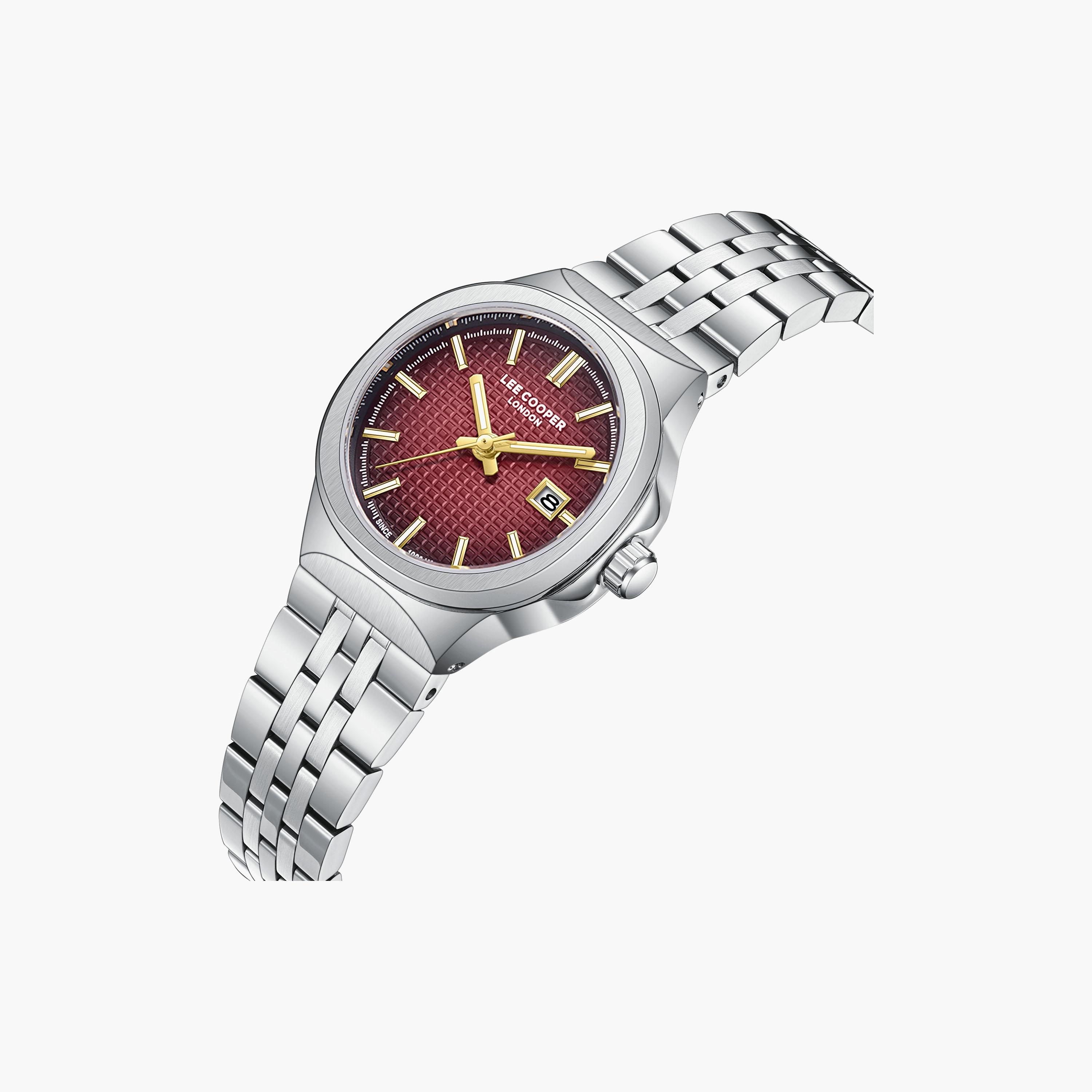 Lee Cooper Women's 30 MM Analog Silver Dial Metal Strap | LC08394-380-women-watchesandjewellery-watches-image-2