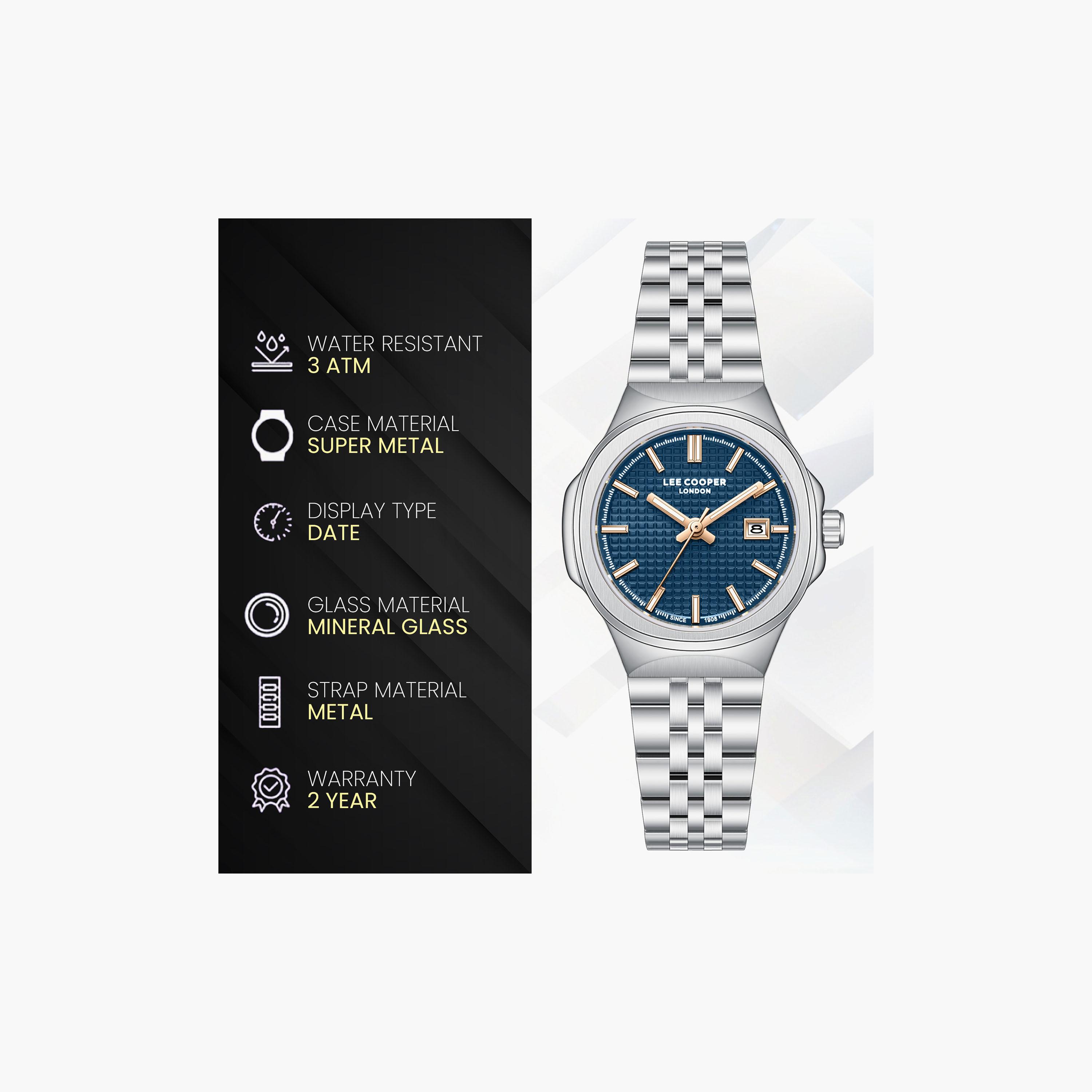 Lee Cooper Women's 30 MM Analog Silver Dial Metal Strap | LC08394-390-women-watchesandjewellery-watches-image-9
