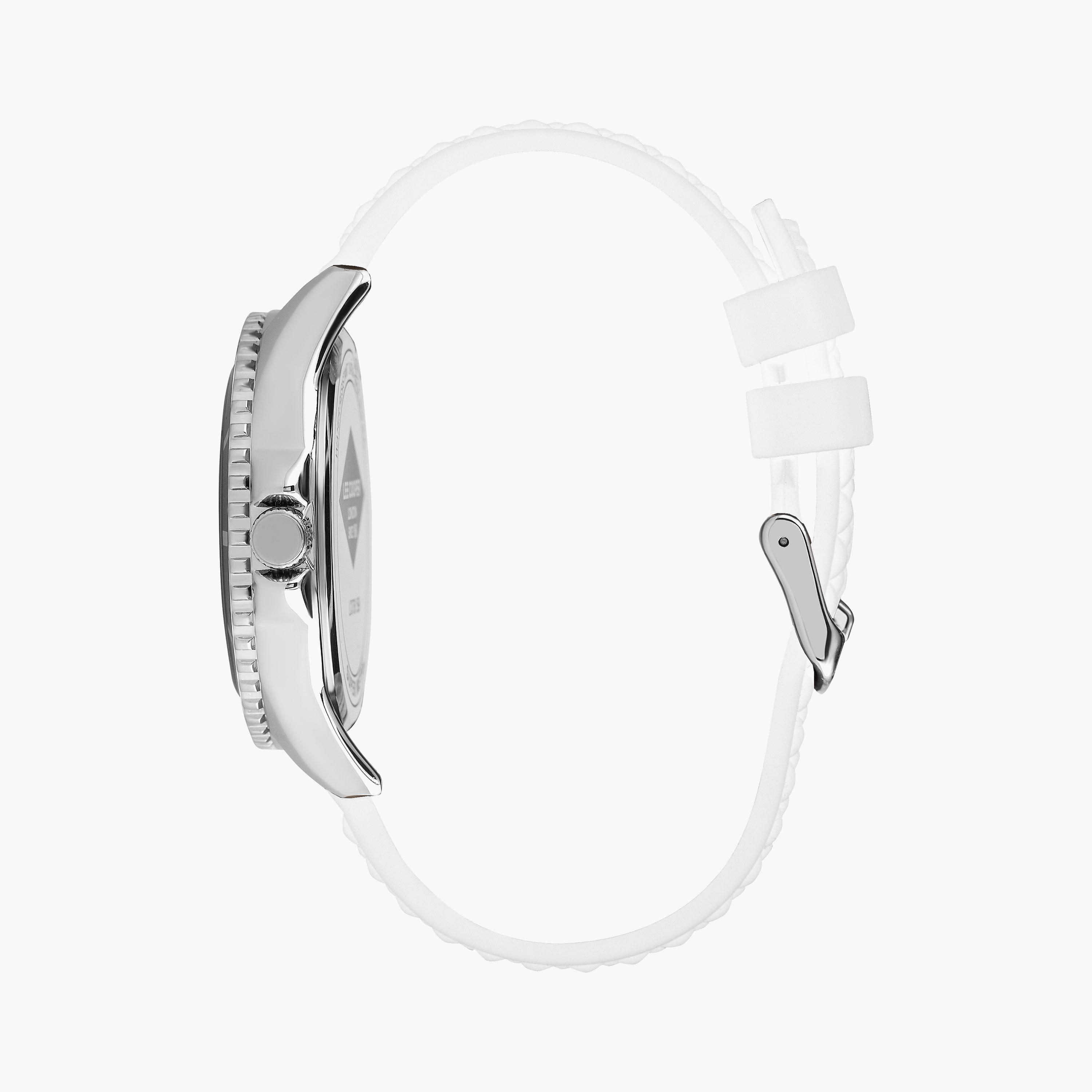 Lee Cooper Men's 45 MM Analog White Dial Silicone Strap | LC07361-393-men-watchesandjewellery-watches-image-2