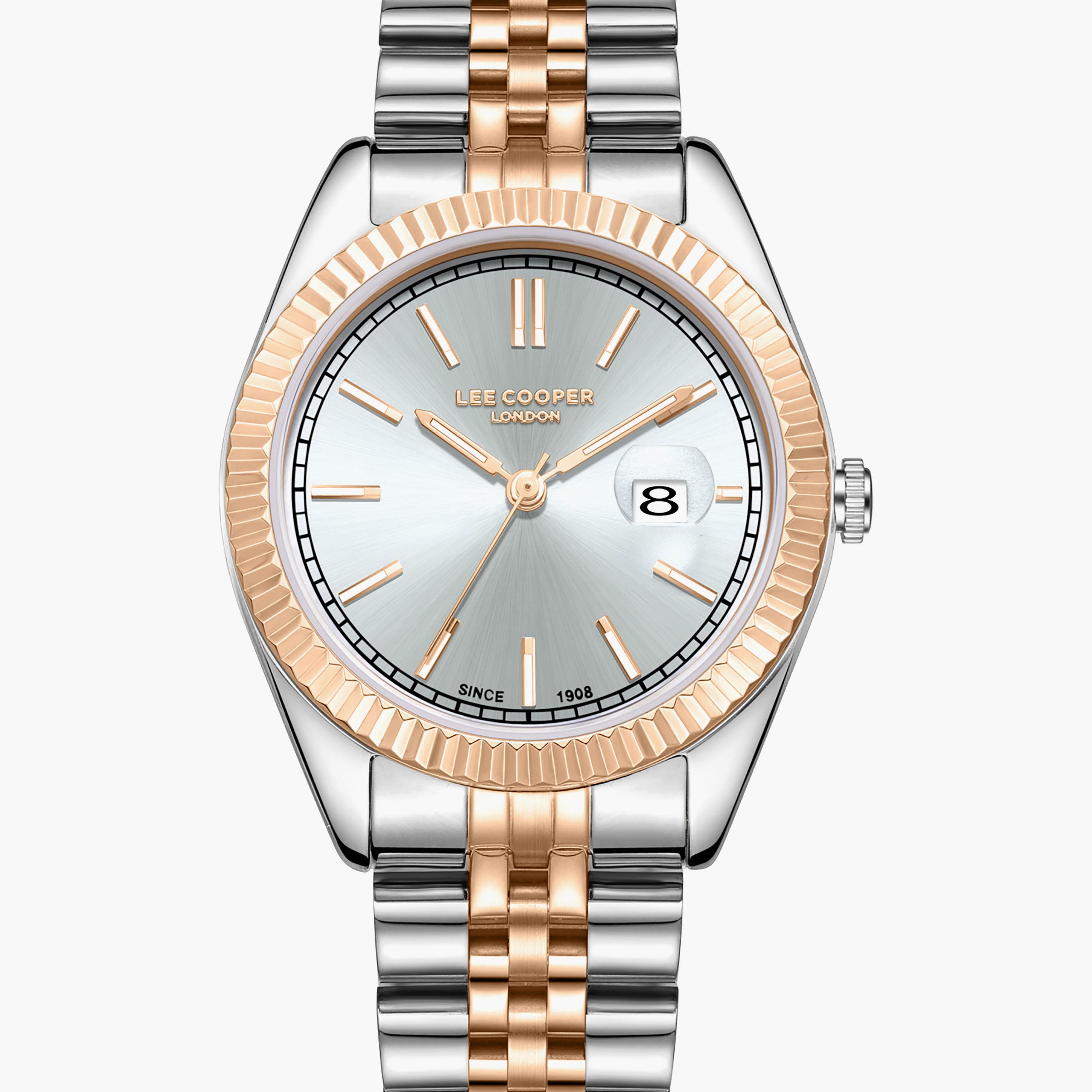 Lee Cooper Women's 32 MM Analog Silver Dial Metal Strap | LC08210-530-women-watchesandjewellery-watches-image-1