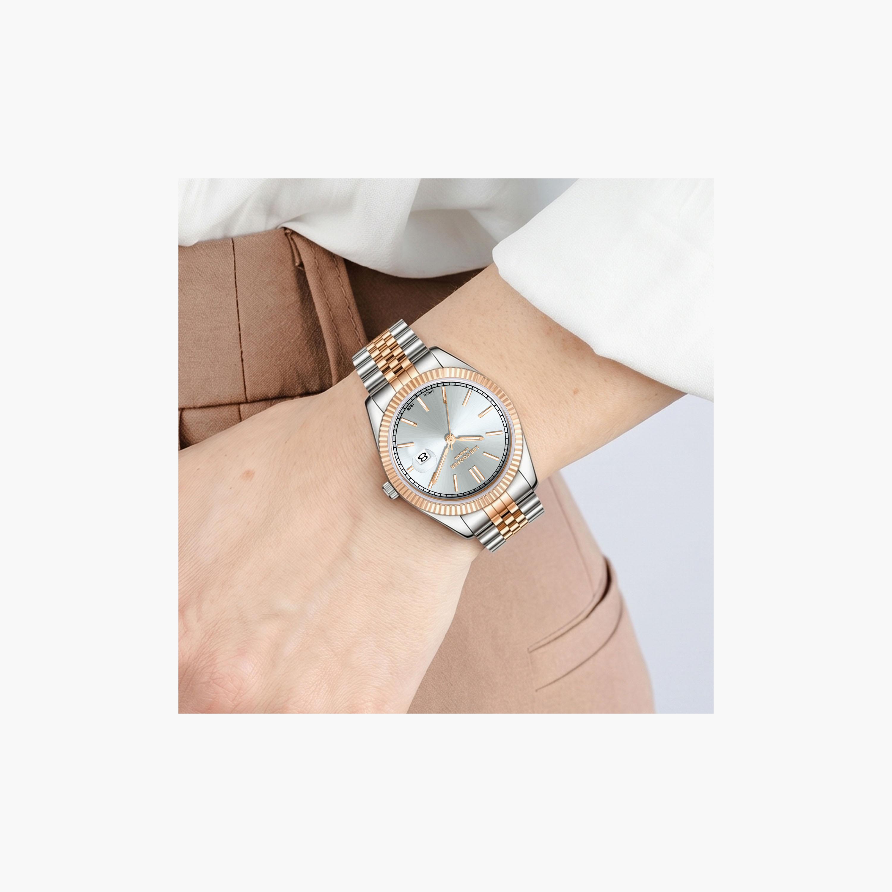 Lee Cooper Women's 32 MM Analog Silver Dial Metal Strap | LC08210-530-women-watchesandjewellery-watches-image-5