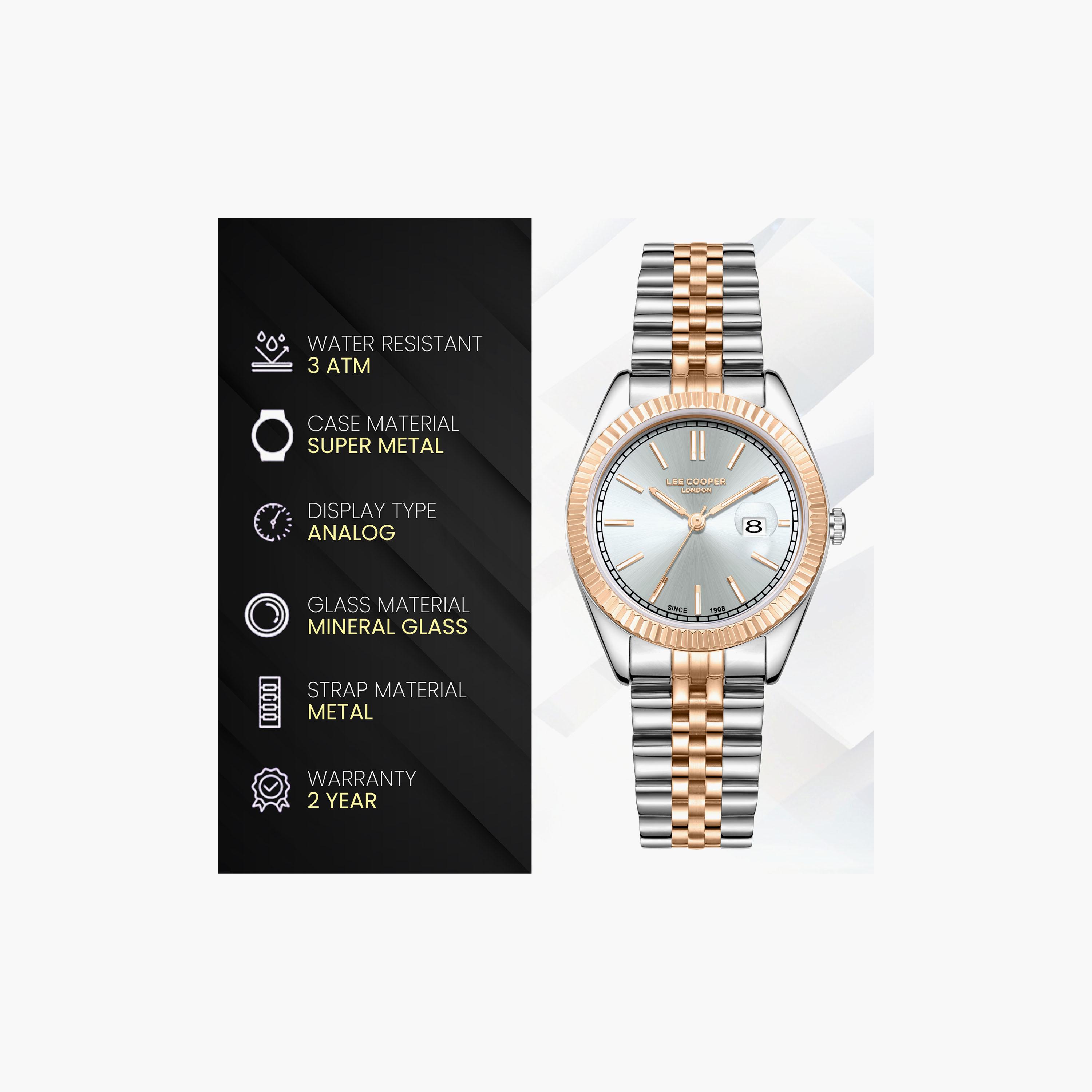 Lee Cooper Women's 32 MM Analog Silver Dial Metal Strap | LC08210-530-women-watchesandjewellery-watches-image-7