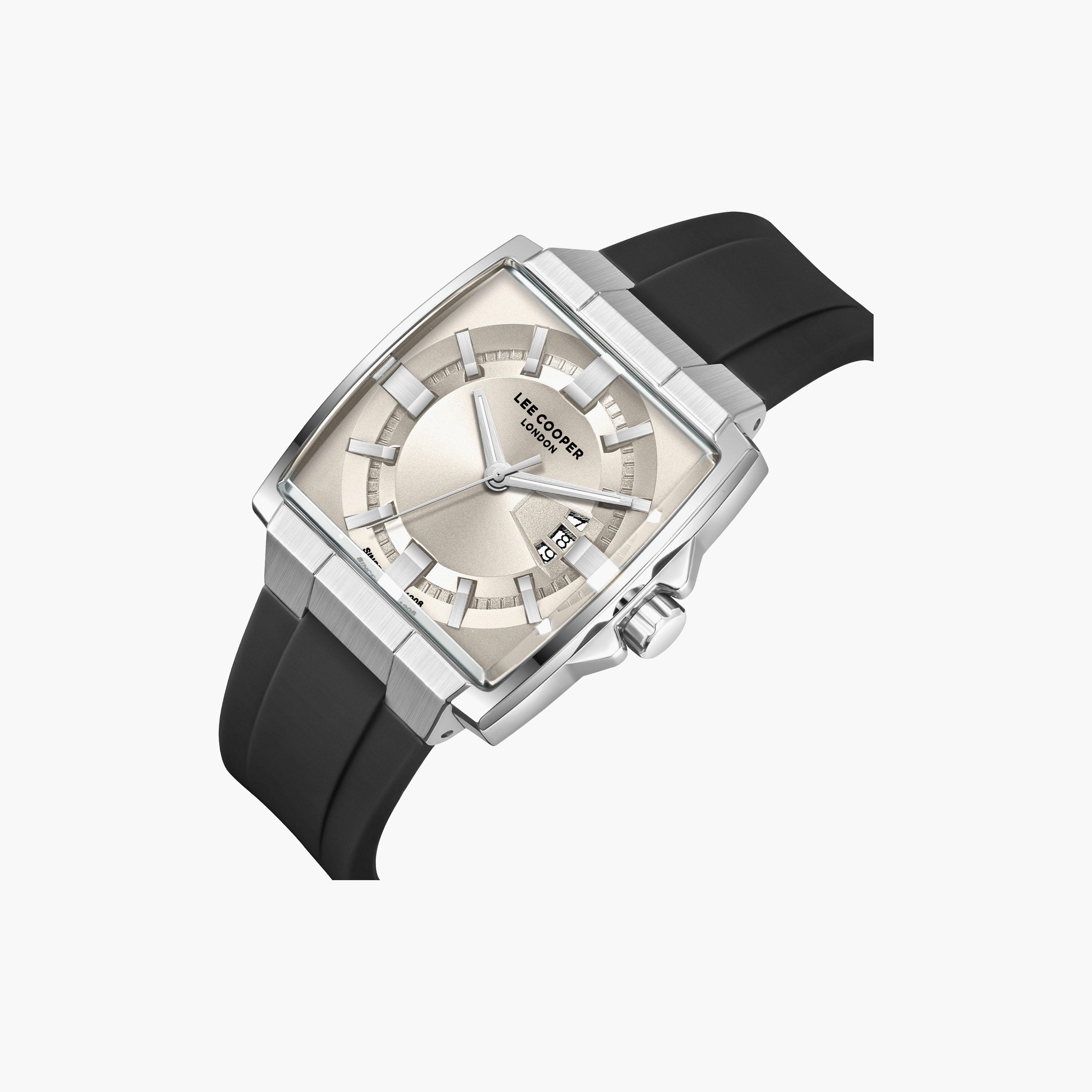 Lee Cooper Men's 47 MM Analog Grey Dial Silicone Strap | LC08349-361-men-watchesandjewellery-watches-image-3