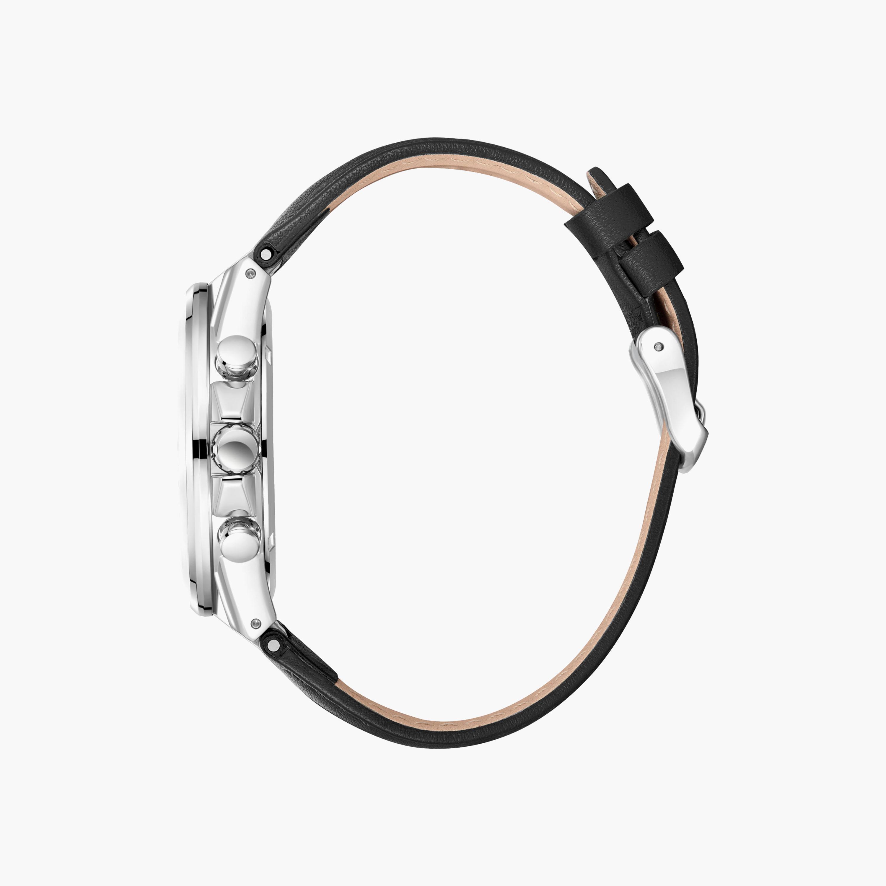 Lee Cooper Men's 43 MM Analog Black Dial Leather Strap | LC08223-351-men-watchesandjewellery-watches-image-4