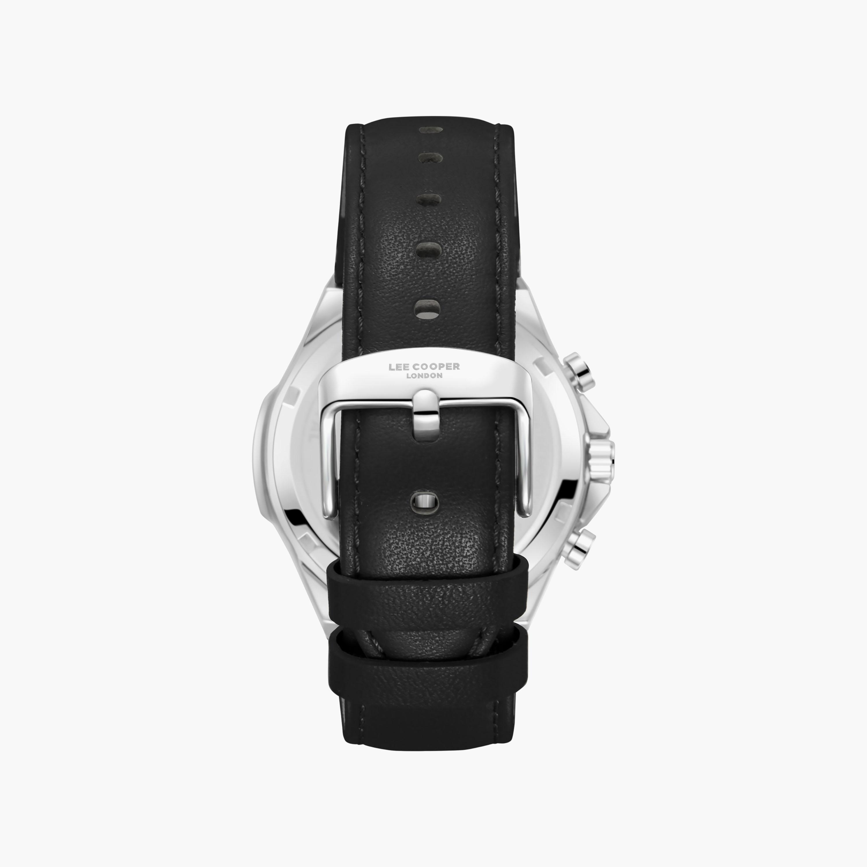 Lee Cooper Men's 43 MM Analog Black Dial Leather Strap | LC08223-351-men-watchesandjewellery-watches-image-5