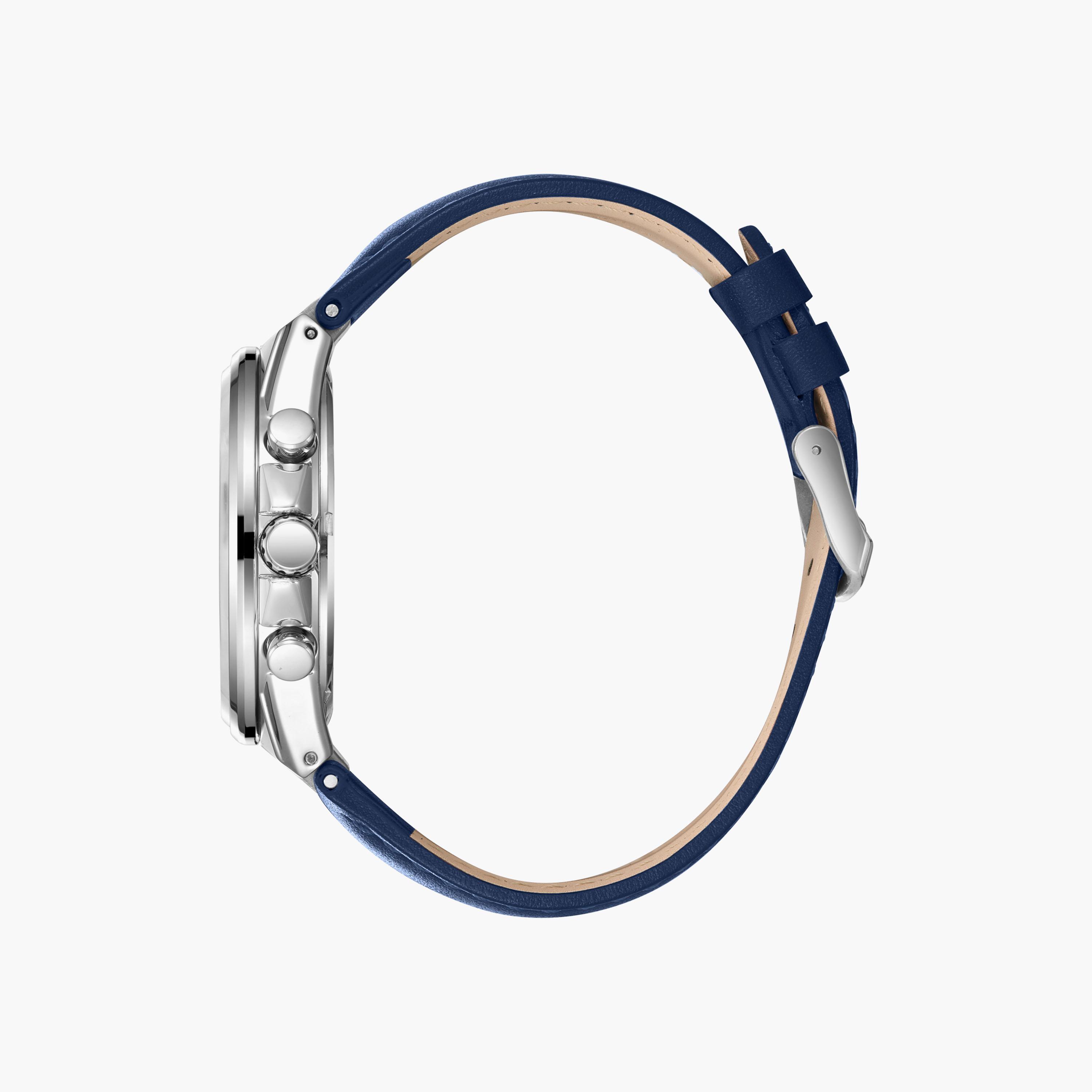 Lee Cooper Men's 43 MM Analog Dark Blue Dial Leather Strap | LC08223-399-men-watchesandjewellery-watches-image-4