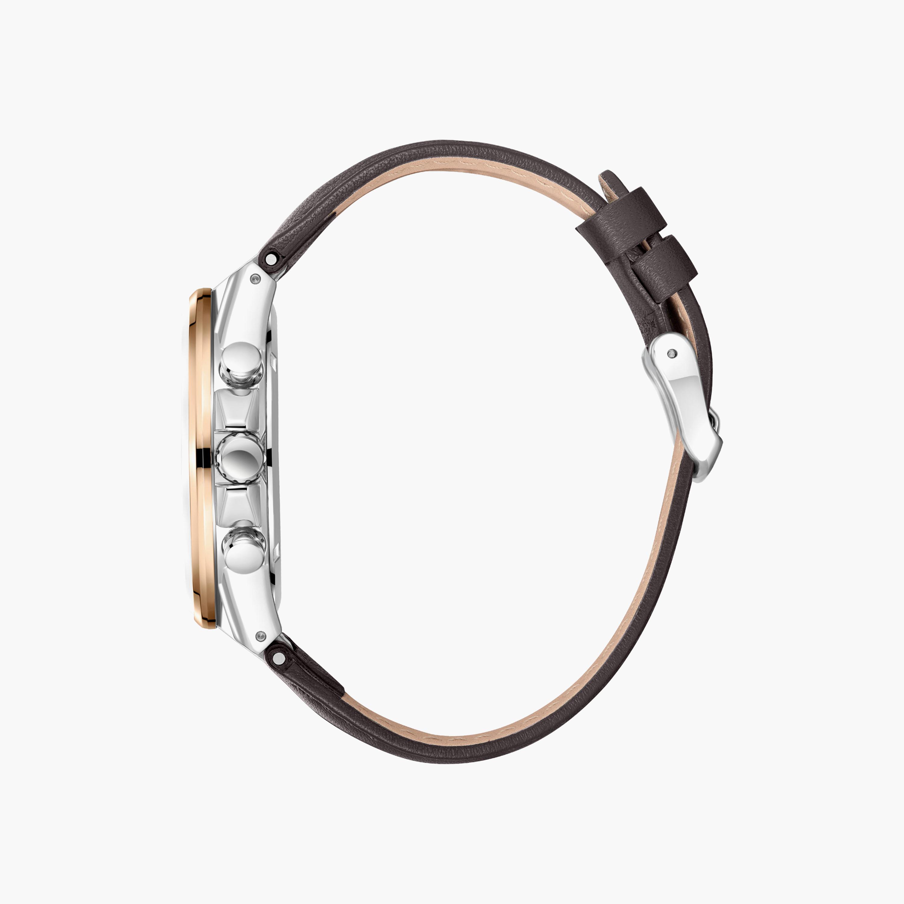 Lee Cooper Men's 43 MM Analog Grey Dial Leather Strap | LC08223-562-men-watchesandjewellery-watches-image-4