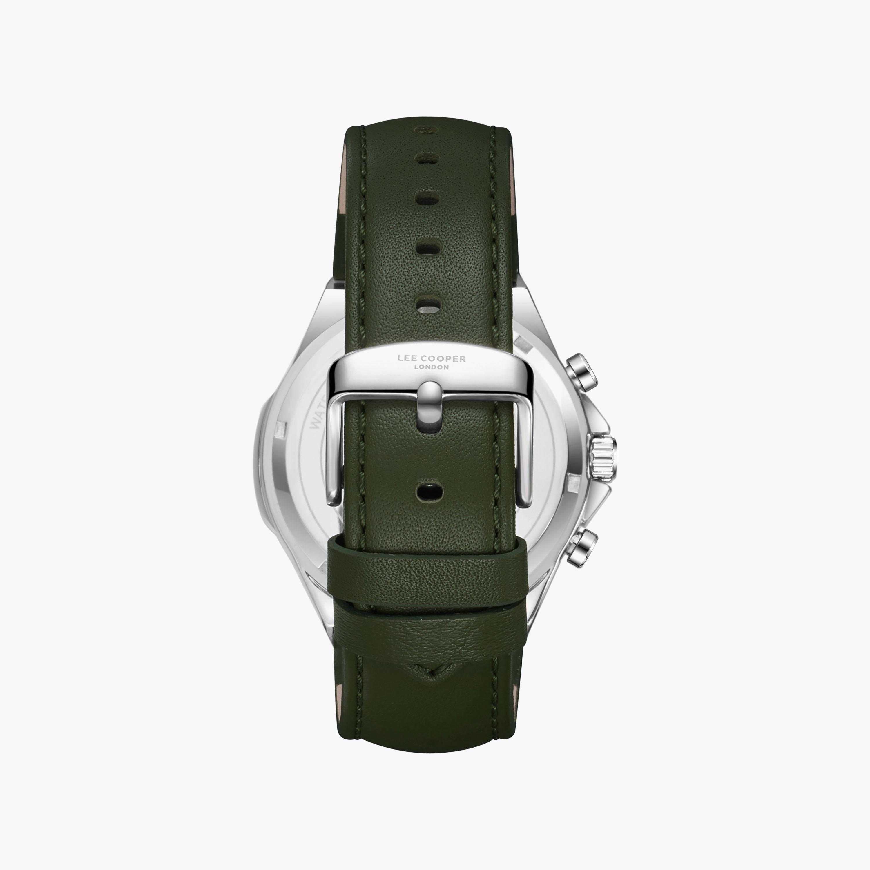 Lee Cooper Men's 43 MM Analog Green Dial Leather Strap | LC08223-375-men-watchesandjewellery-watches-image-5