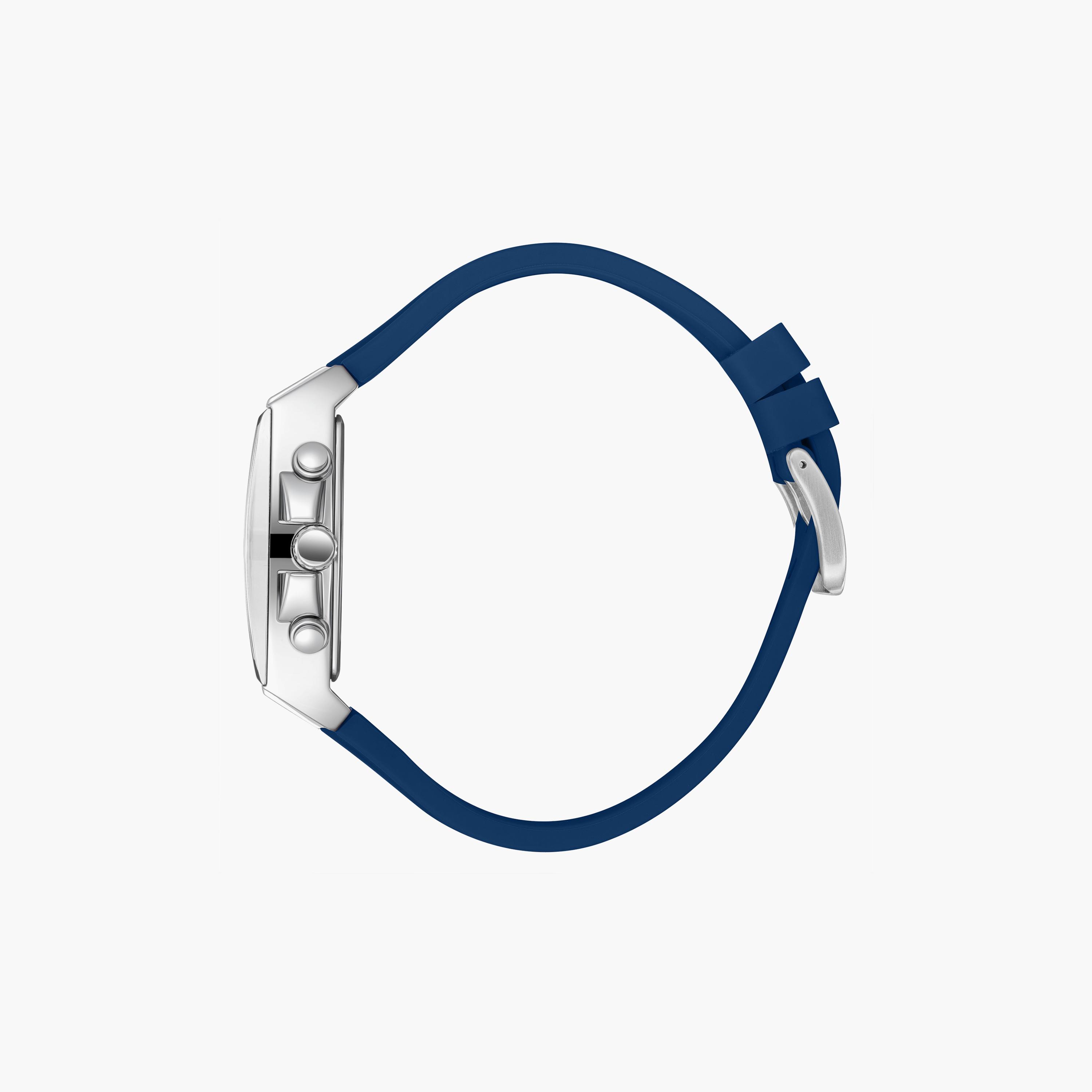 Lee Cooper Men's 50 MM Analog Dark Blue Dial Silicone Strap | LC08399-399-men-watchesandjewellery-watches-image-4
