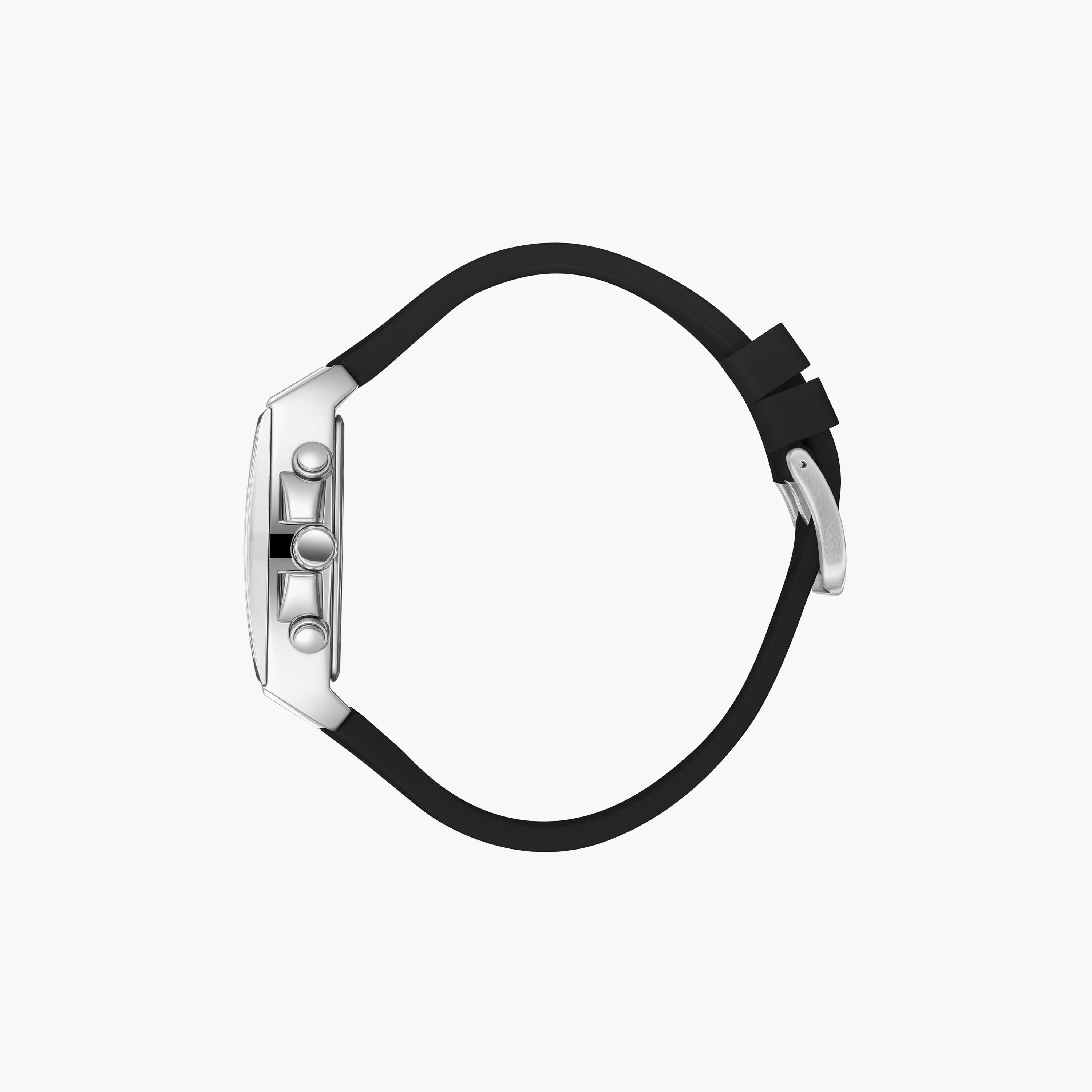 Lee Cooper Men's 50 MM Analog Black Dial Silicone Strap | LC08399-351-men-watchesandjewellery-watches-image-4