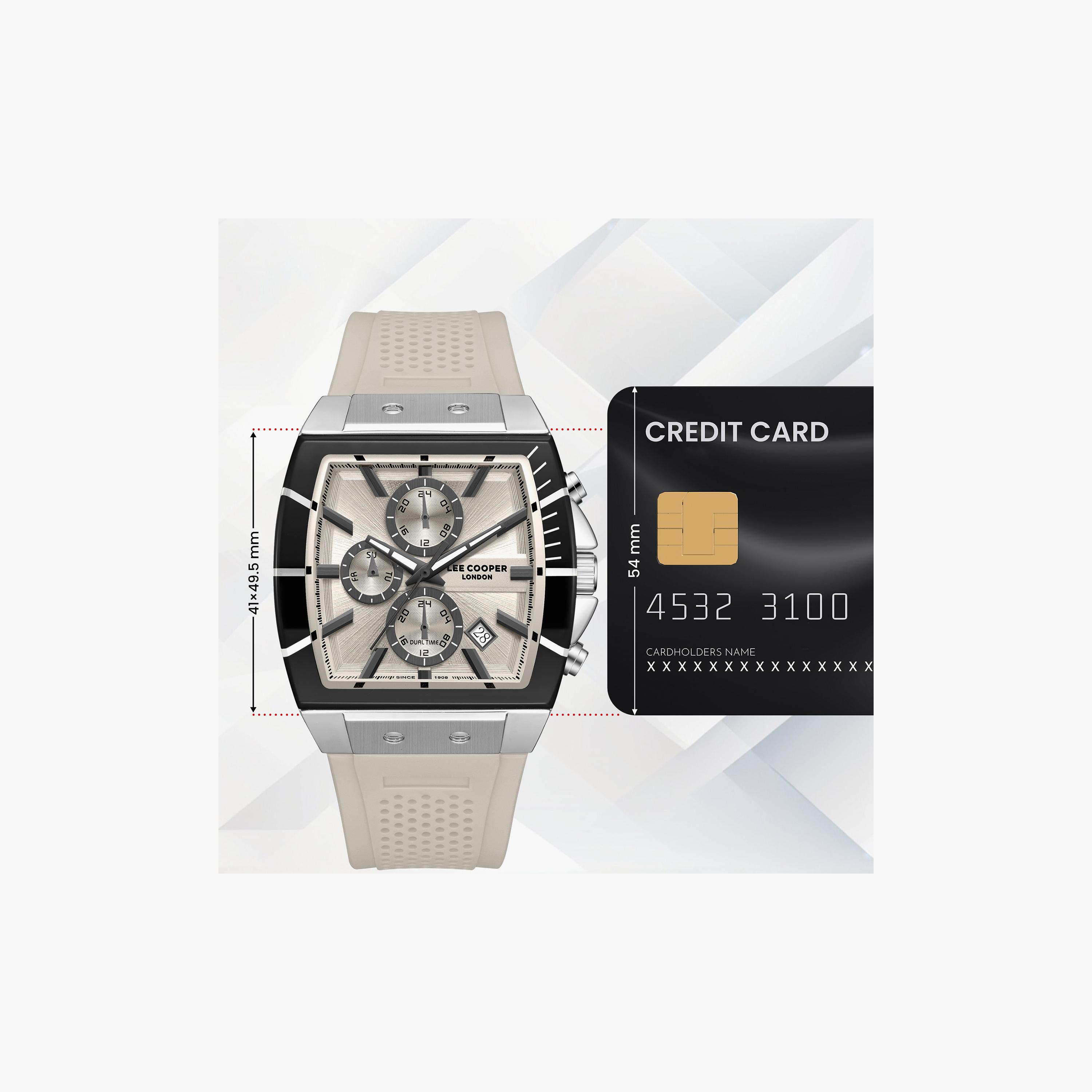 Lee Cooper Men's 50 MM Analog Grey Dial Silicone Strap | LC08399-366-men-watchesandjewellery-watches-image-10