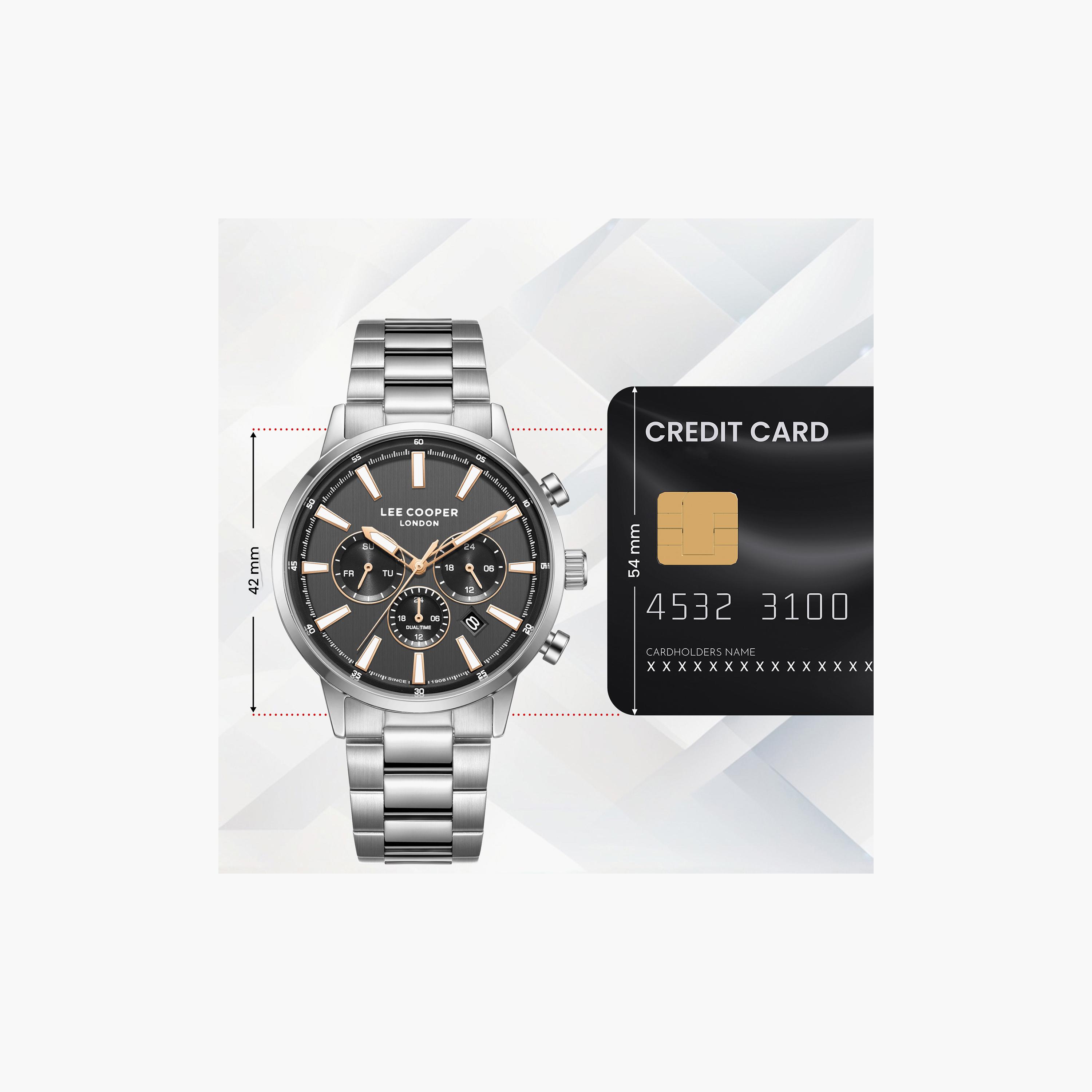 Lee Cooper Men's 21 MM Analog Grey Dial Metal Strap | LC08382-350-men-watchesandjewellery-watches-image-10