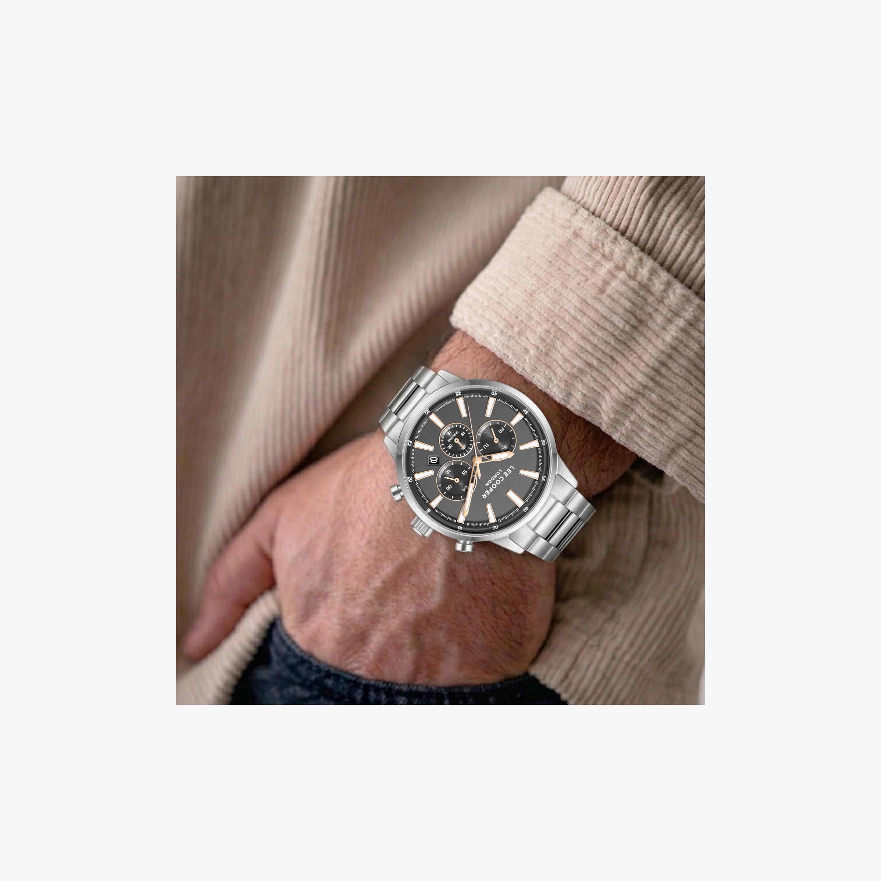 Lee Cooper Men's 21 MM Analog Grey Dial Metal Strap | LC08382-350-men-watchesandjewellery-watches-image-7