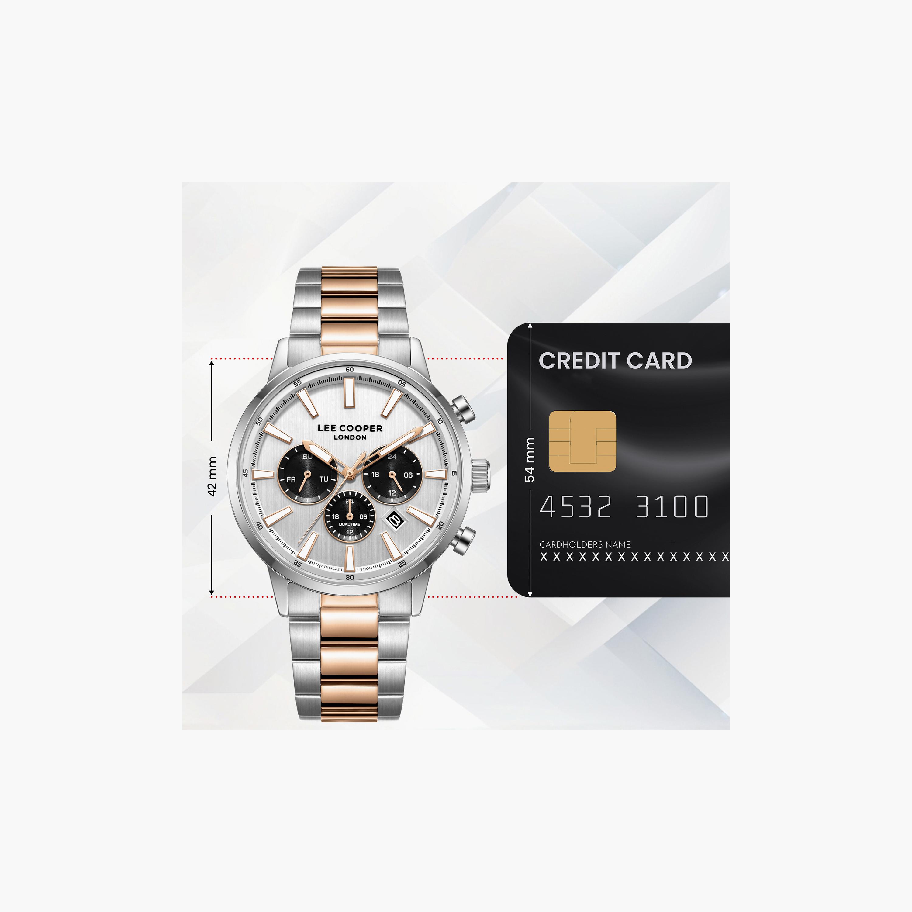 Lee Cooper Men's 21 MM Analog Silver Dial Metal Strap | LC08382-530-men-watchesandjewellery-watches-image-10