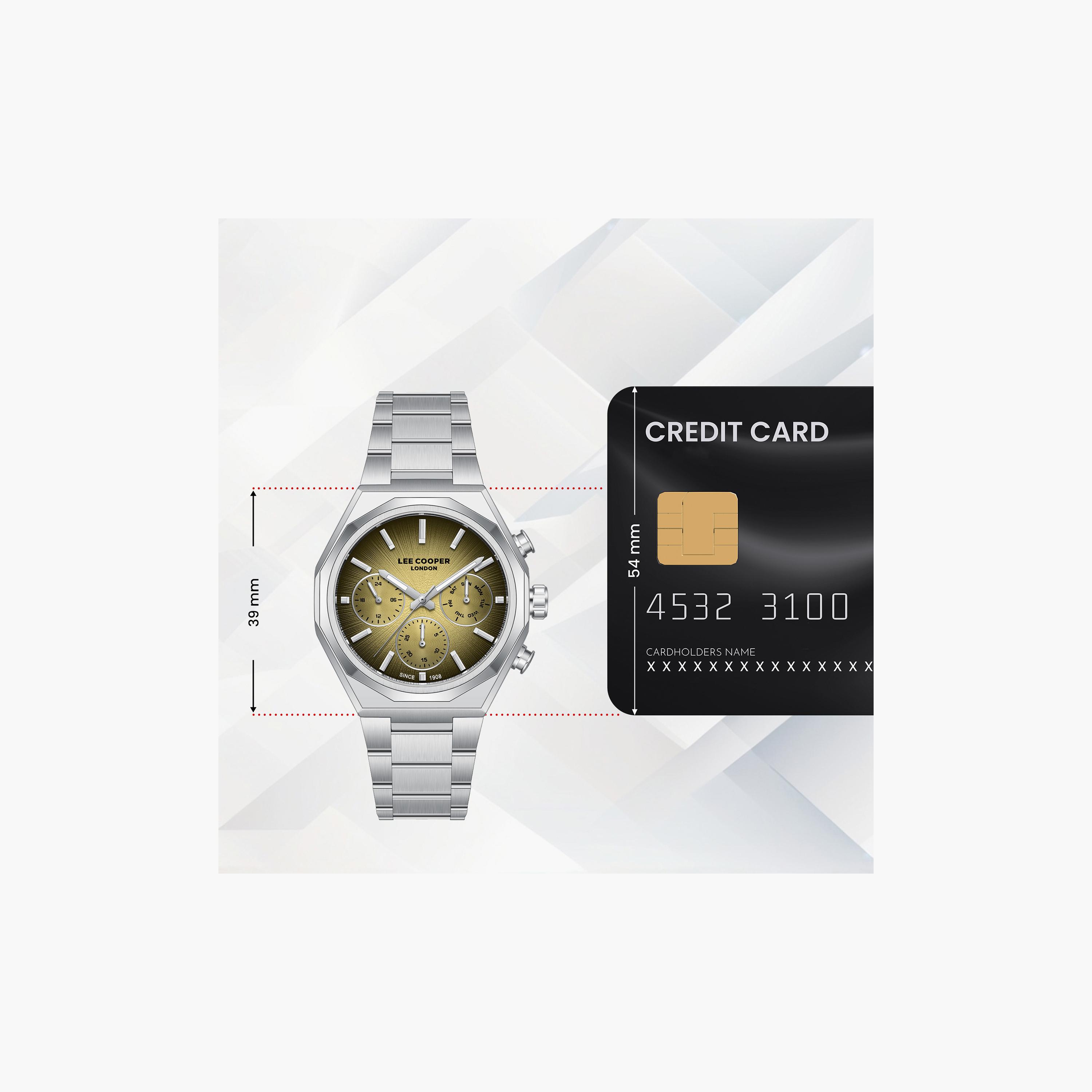 Lee Cooper Men's 40 MM Analog Gold Dial Metal Strap | LC08402-310-men-watchesandjewellery-watches-image-10
