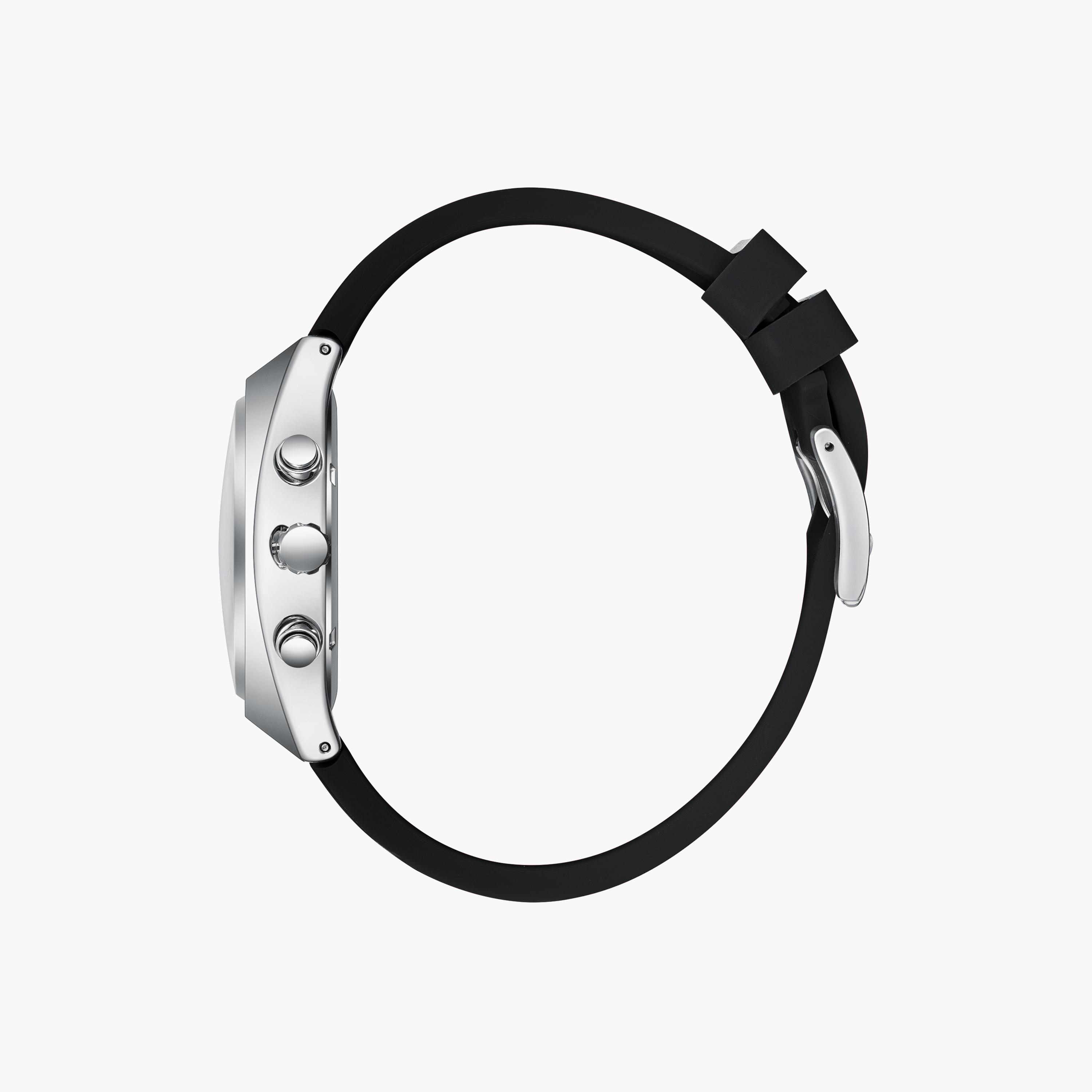 Lee Cooper Men's 41 MM Analog Black Dial Silicone Strap | LC08388-351-men-watchesandjewellery-watches-image-4