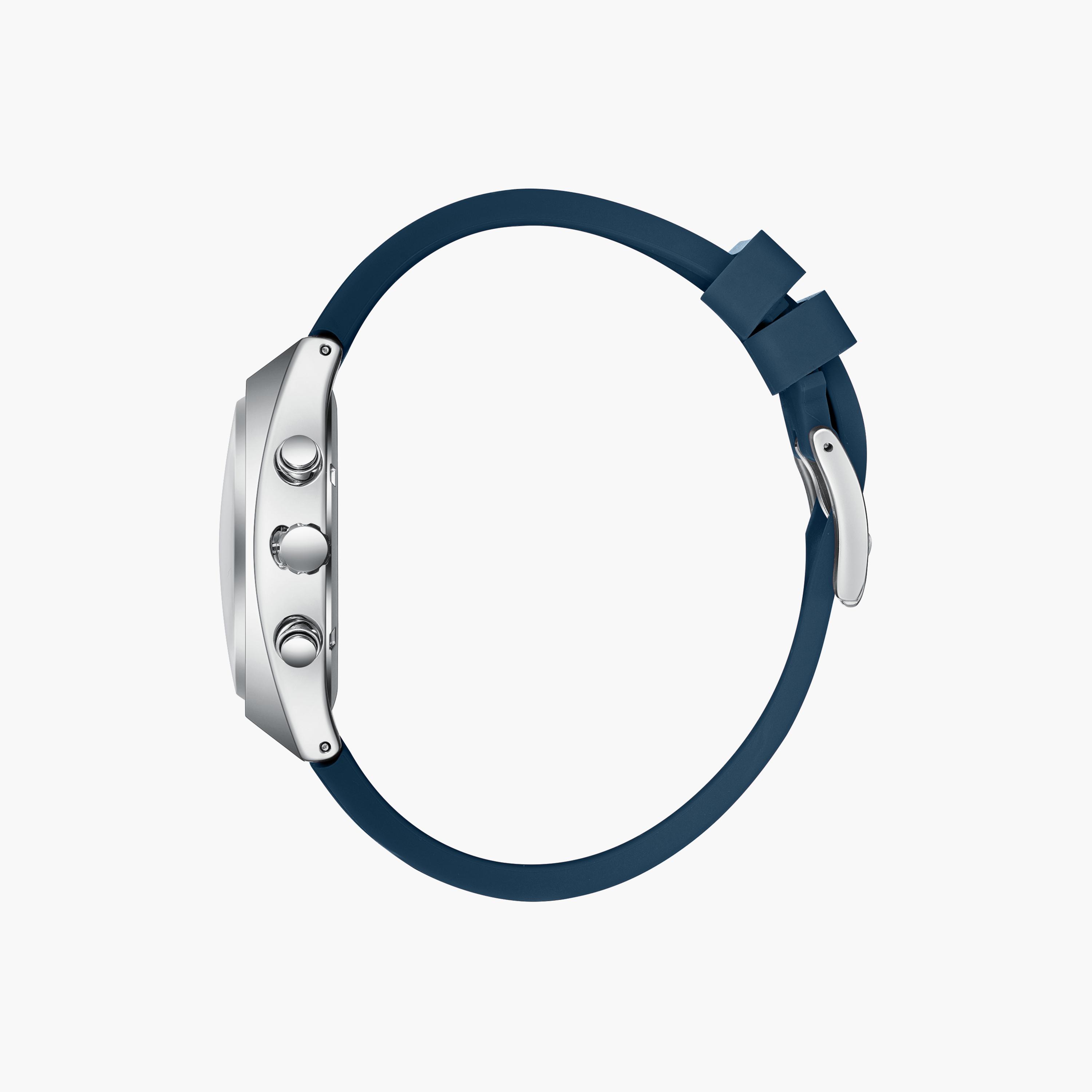Lee Cooper Men's 41 MM Analog Dark Blue Dial Silicone Strap | LC08388-399-men-watchesandjewellery-watches-image-4