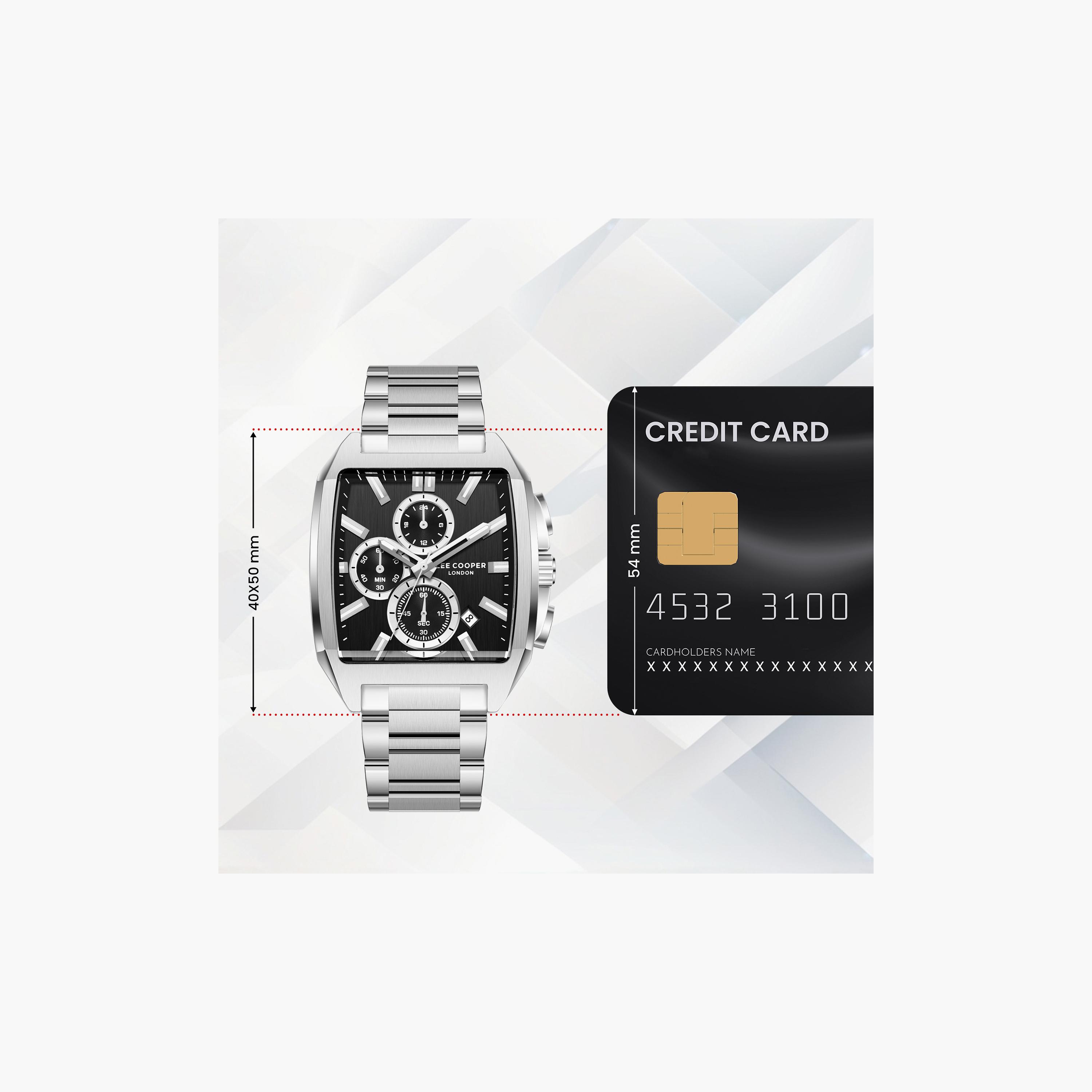 Lee Cooper Men's 50 MM Analog Black Dial Metal Strap | LC08344-350-men-watchesandjewellery-watches-image-10