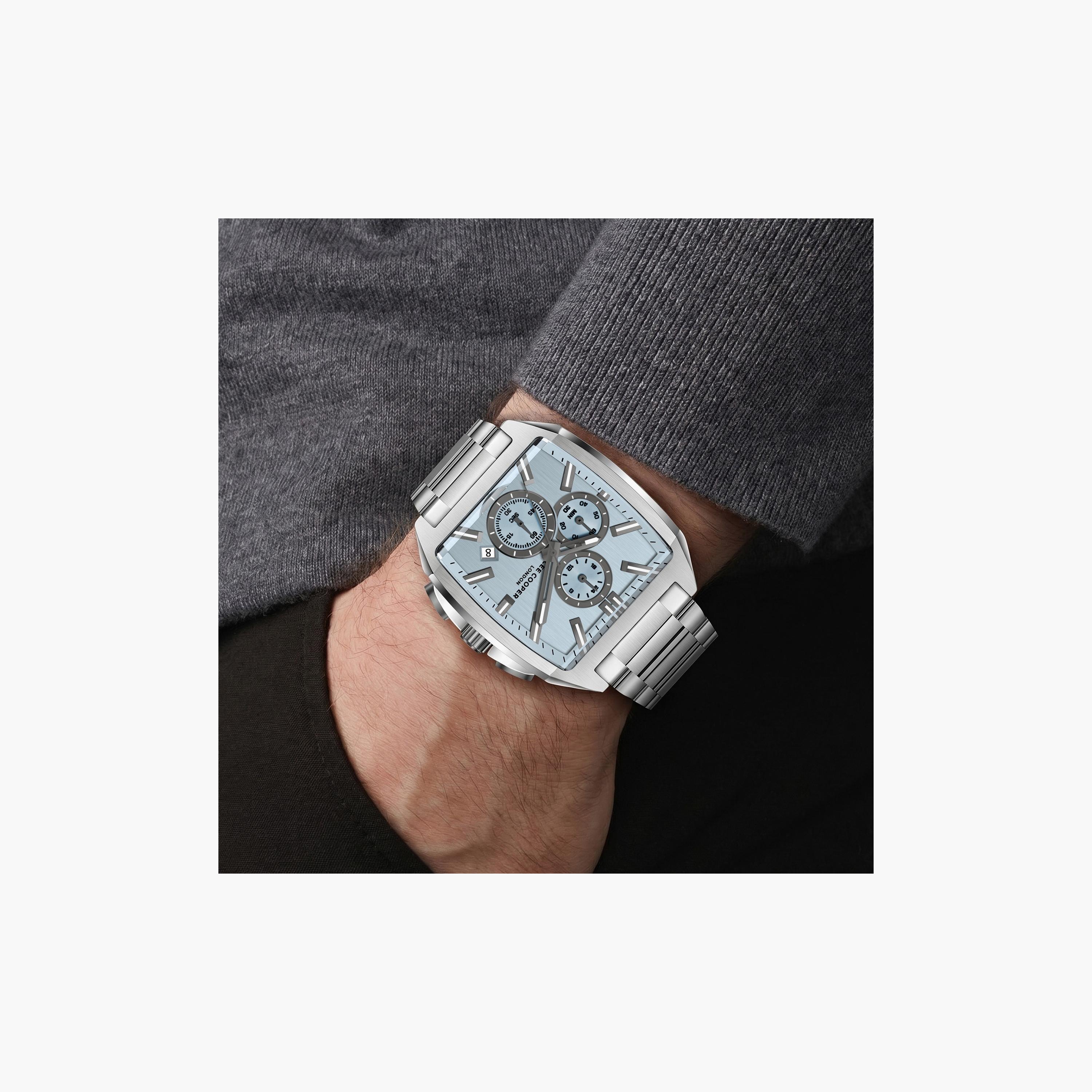 Lee Cooper Men's 50 MM Analog Blue Dial Metal Strap | LC08344-300-men-watchesandjewellery-watches-image-7