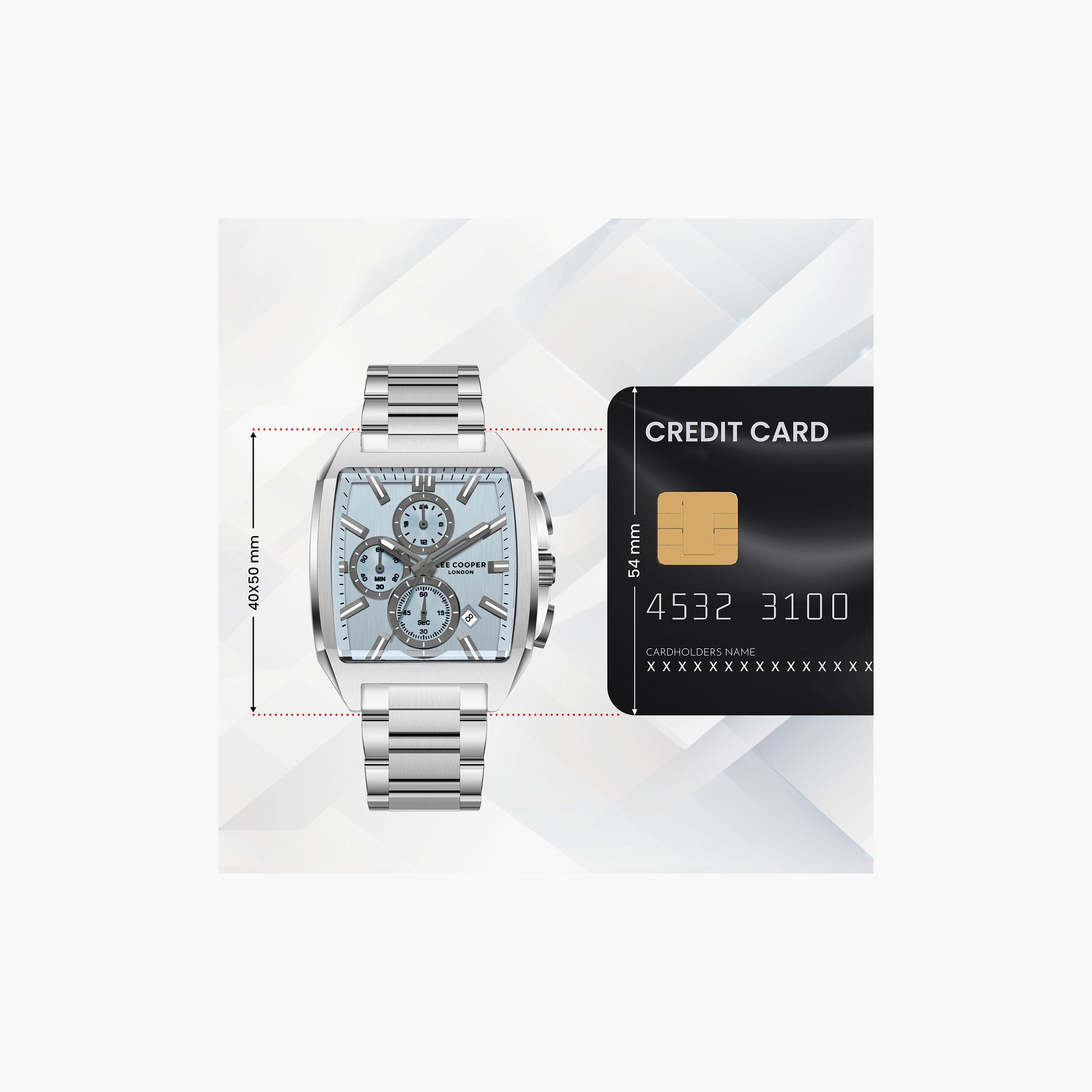 Lee Cooper Men's 50 MM Analog Blue Dial Metal Strap | LC08344-300-men-watchesandjewellery-watches-image-9