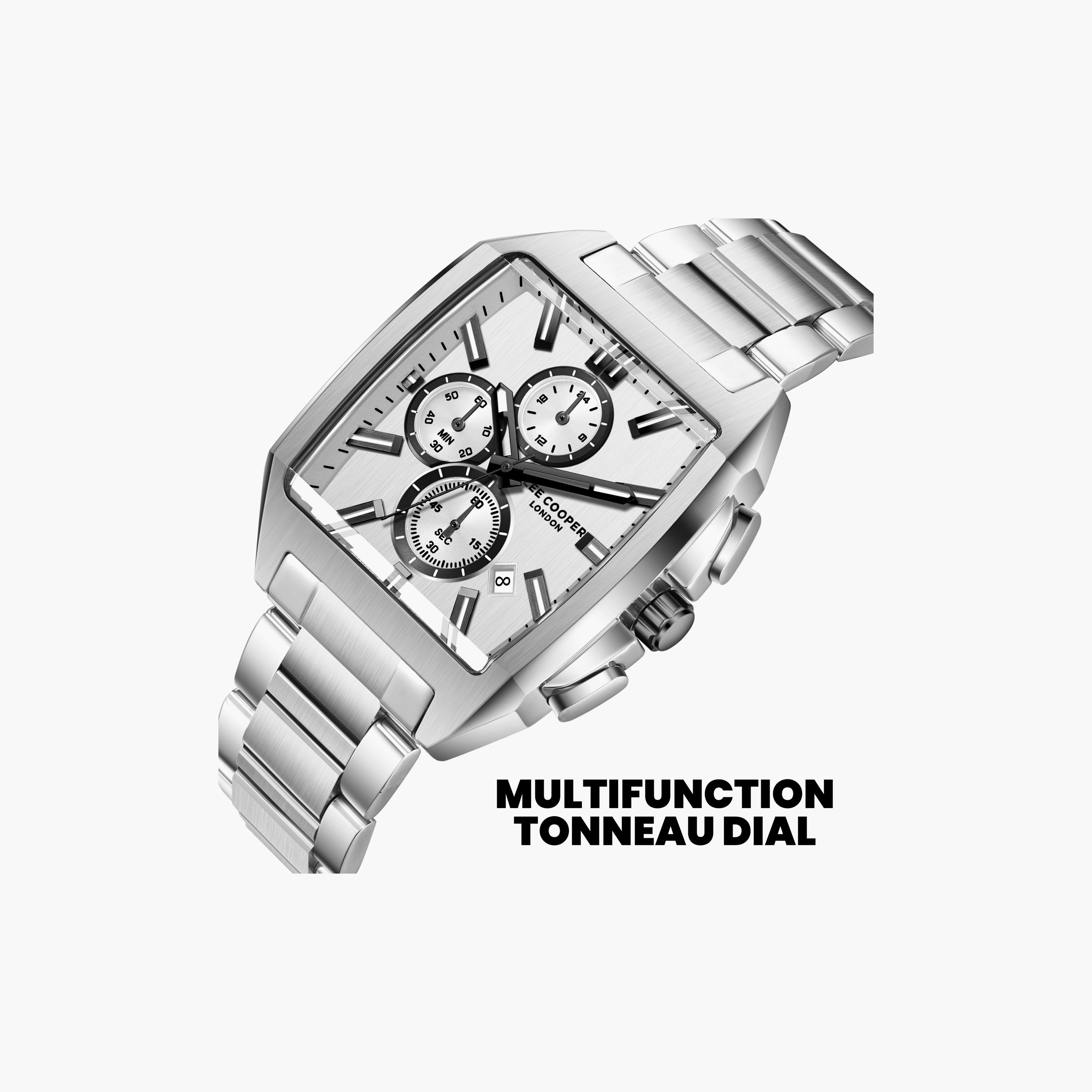 Lee Cooper Men's 50 MM Analog Silver Dial Metal Strap | LC08344-330-men-watchesandjewellery-watches-image-6