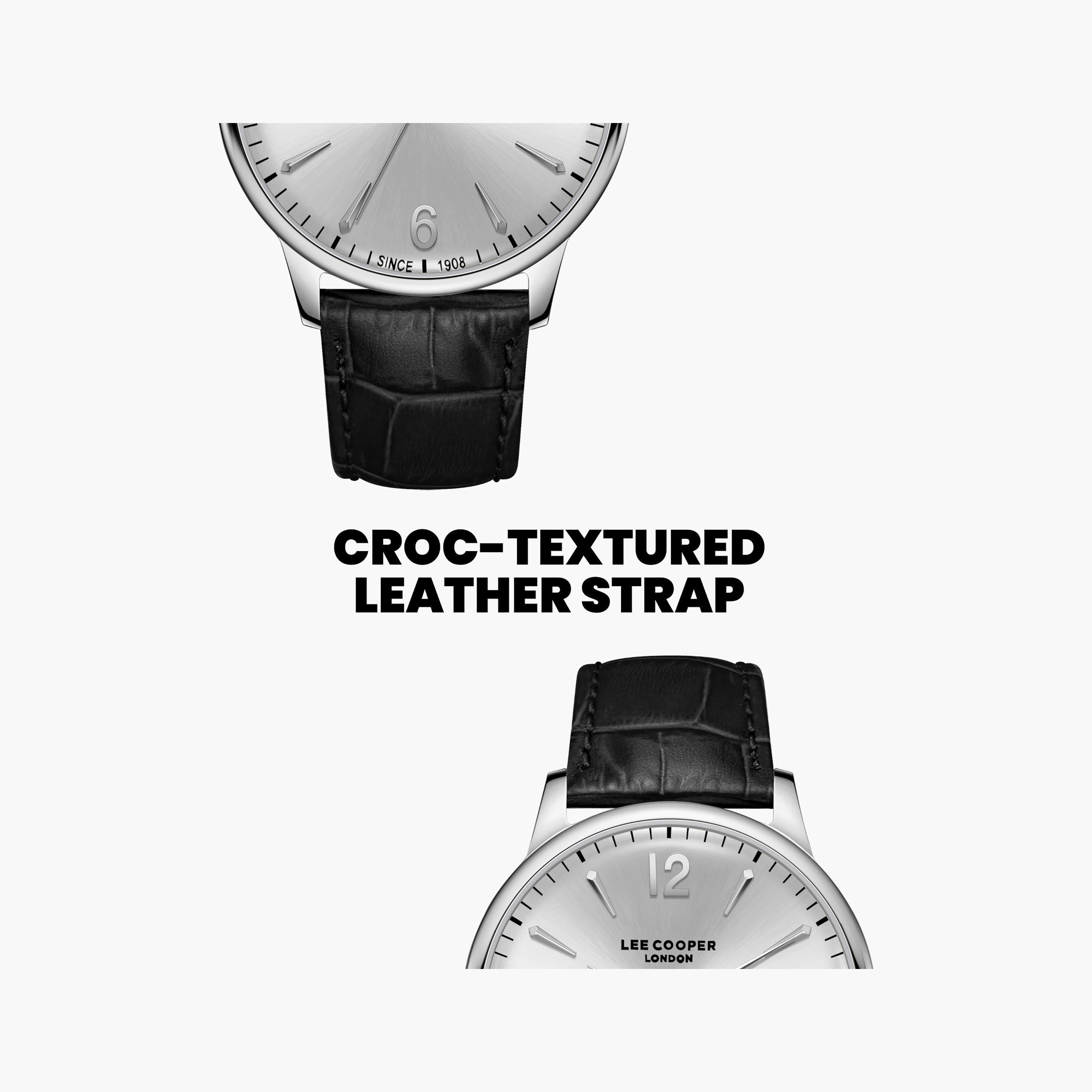 Lee Cooper Men's 40 MM Analog Silver Dial Leather Strap | LC08379-331-men-watchesandjewellery-watches-image-6