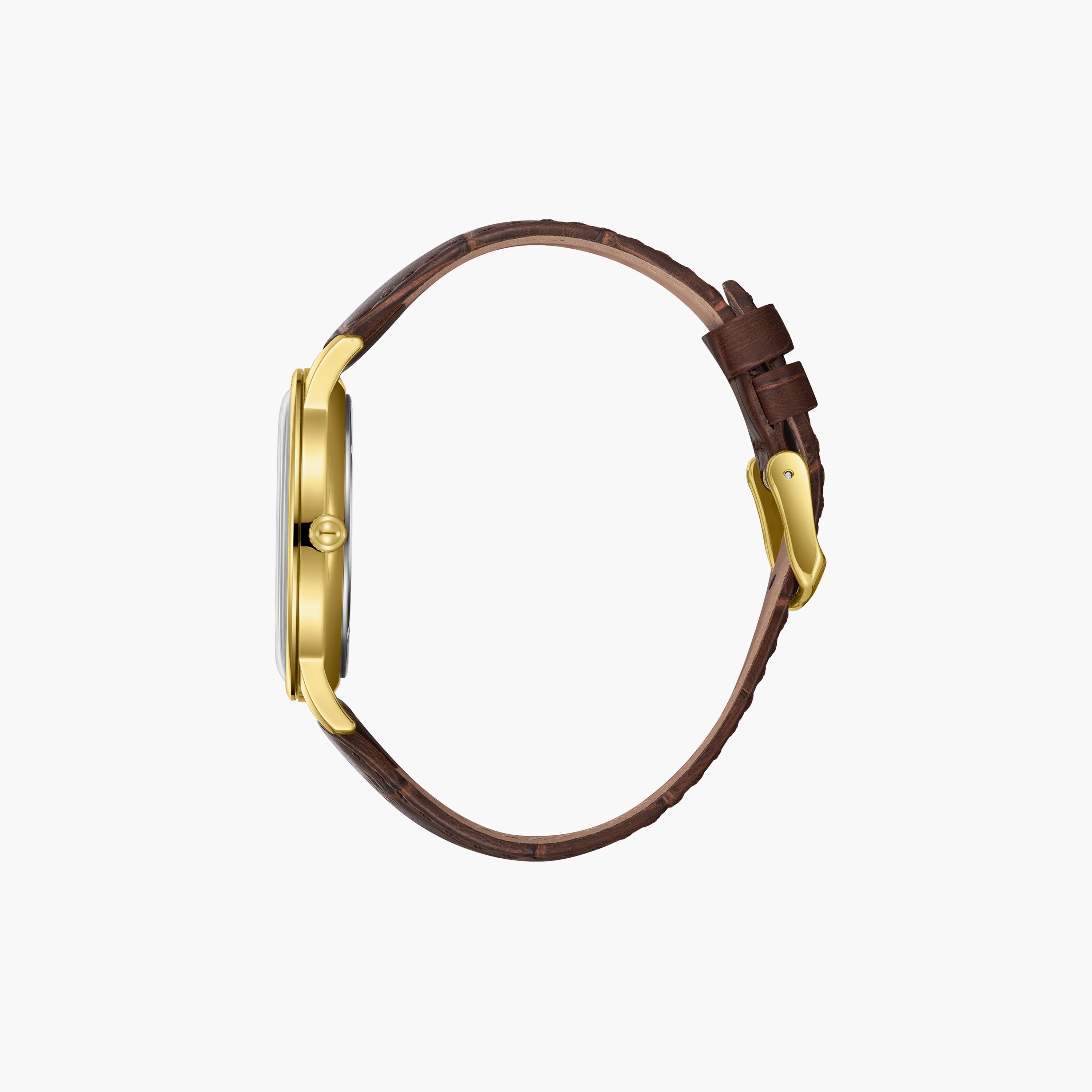Lee Cooper Men's 40 MM Analog Green Dial Leather Strap | LC08379-172-men-watchesandjewellery-watches-image-4