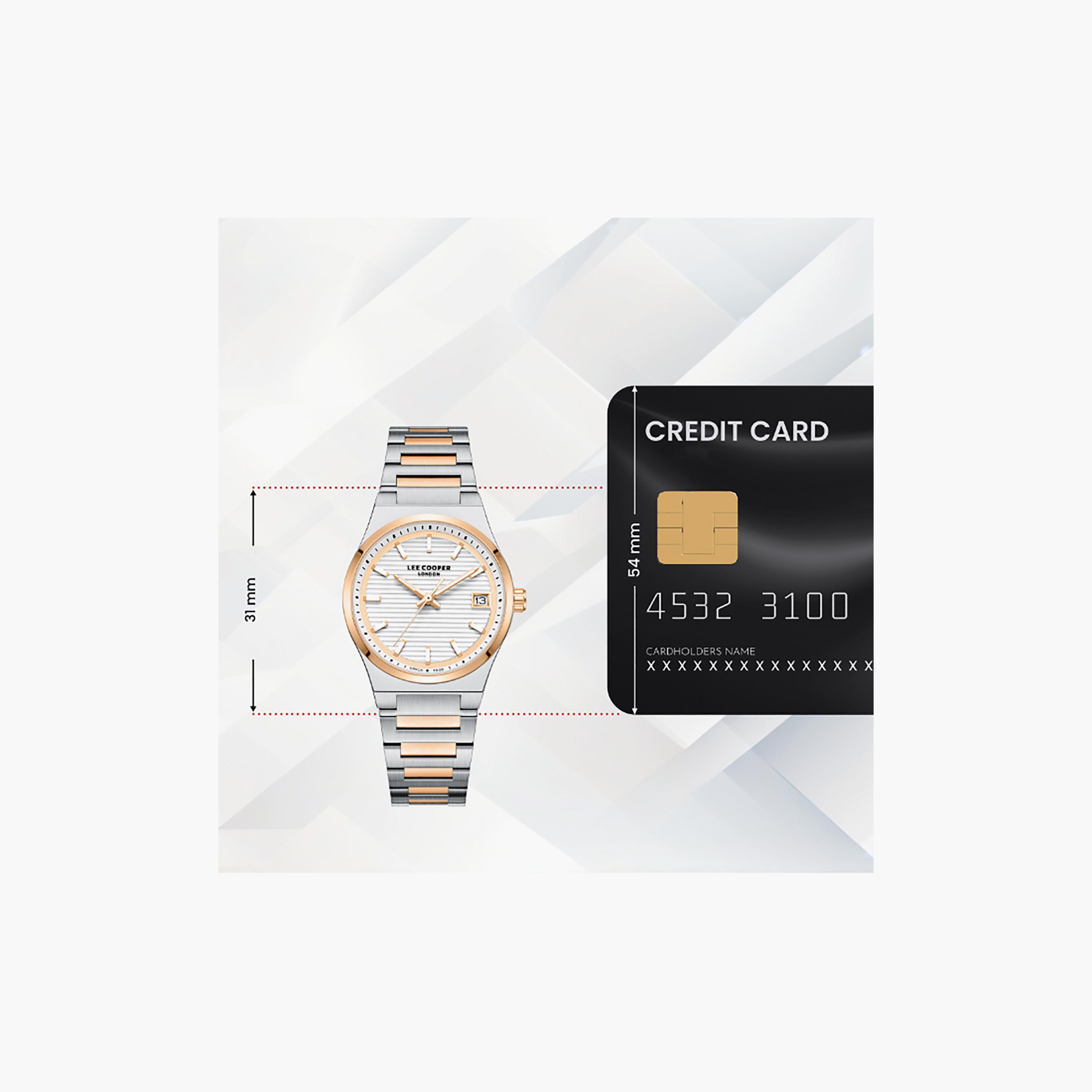 Lee Cooper Women's 43 MM Analog Grey Dial Metal Strap | LC08289-530-women-watchesandjewellery-watches-image-2