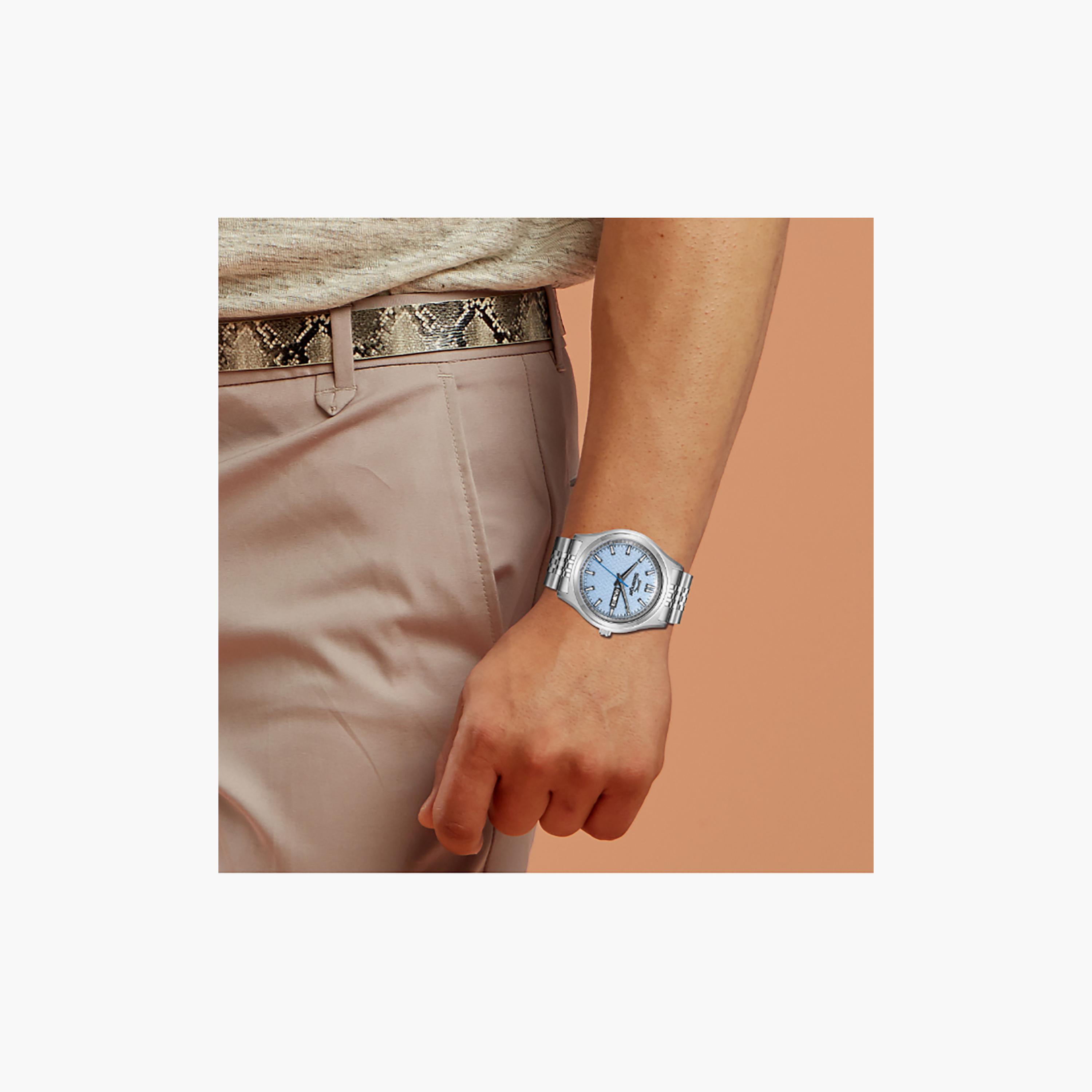 Slazenger Men's 42 MM Analog/Digital Blue Dial Metal Strap | SL-9-2573-1-300-men-watchesandjewellery-watches-image-5
