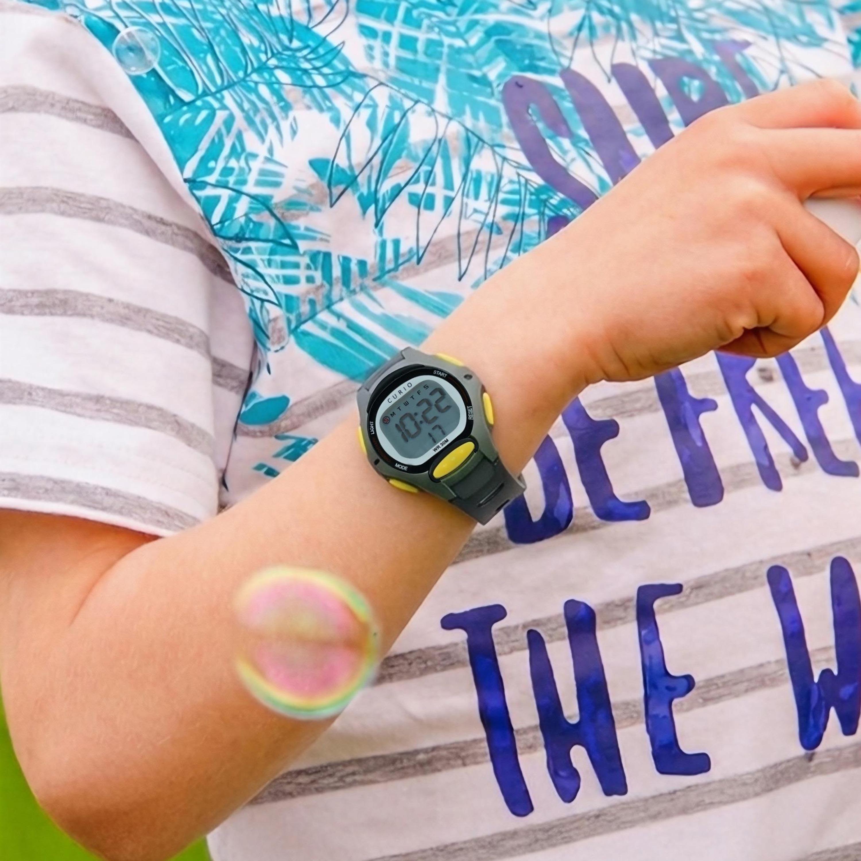 ساعة ذكية للأطفال من كوريو، مقاس 35 مم، بسوار أسود - CU-8207L-2-girls-accessories-watches-image-6